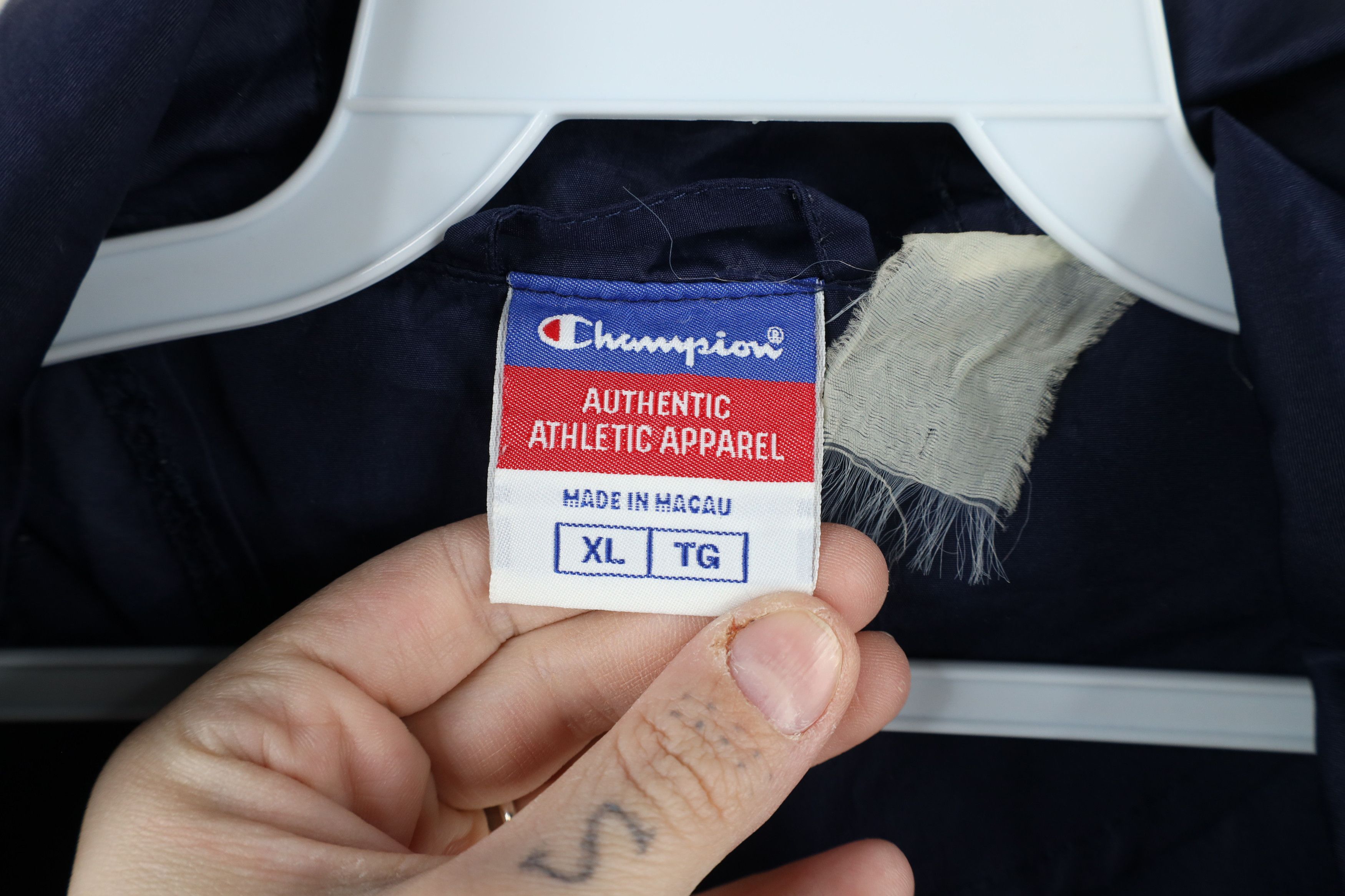 Champion × Vintage Vintage 90s Champion Reflective Hooded Anorak Jacket Size US XL / EU 56 / 4 - 9 Thumbnail