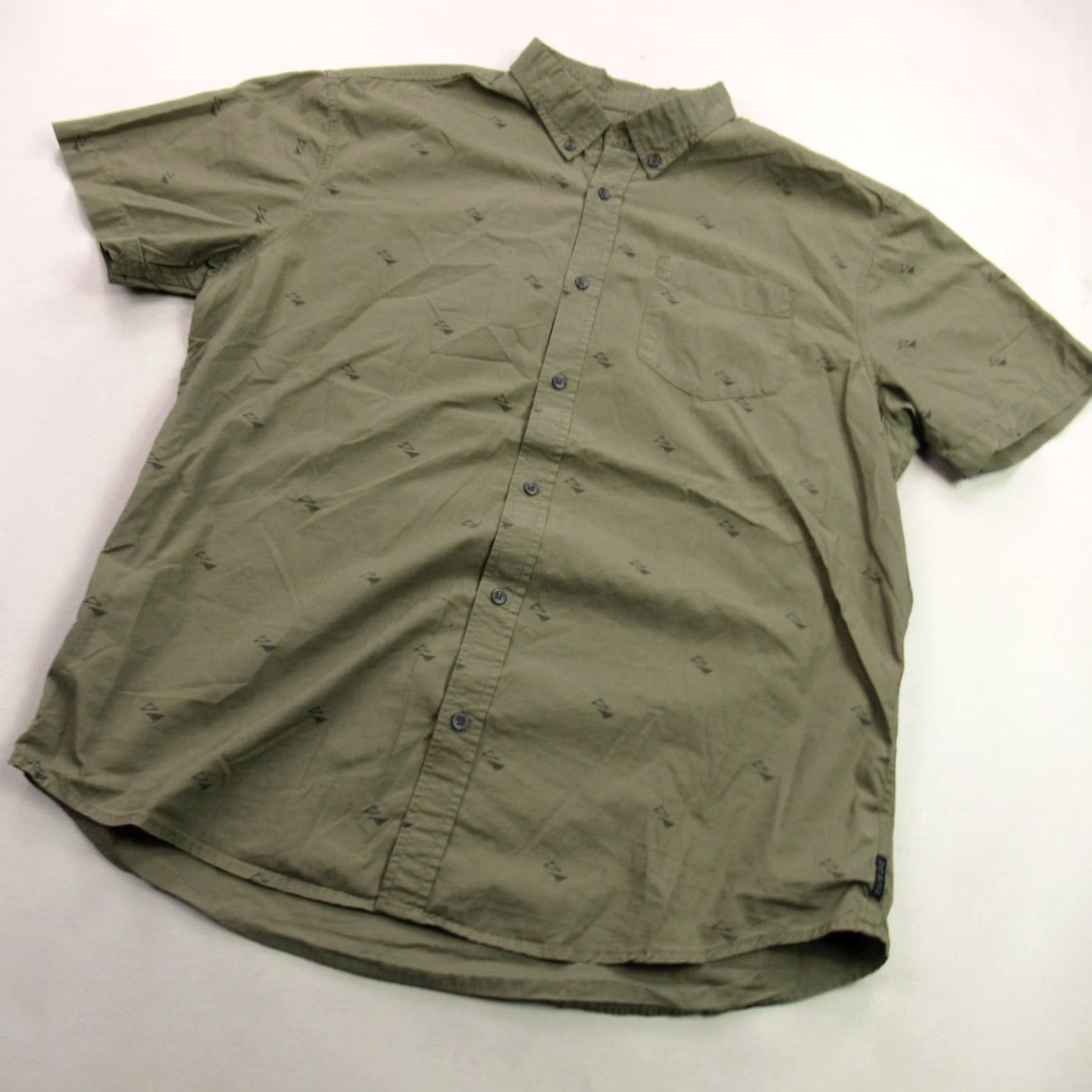 Prana prAna Shirt Mens XL Short Sleeve Button Front Green Lightweight Casual Size US XL / EU 56 / 4 - 2 Thumbnail