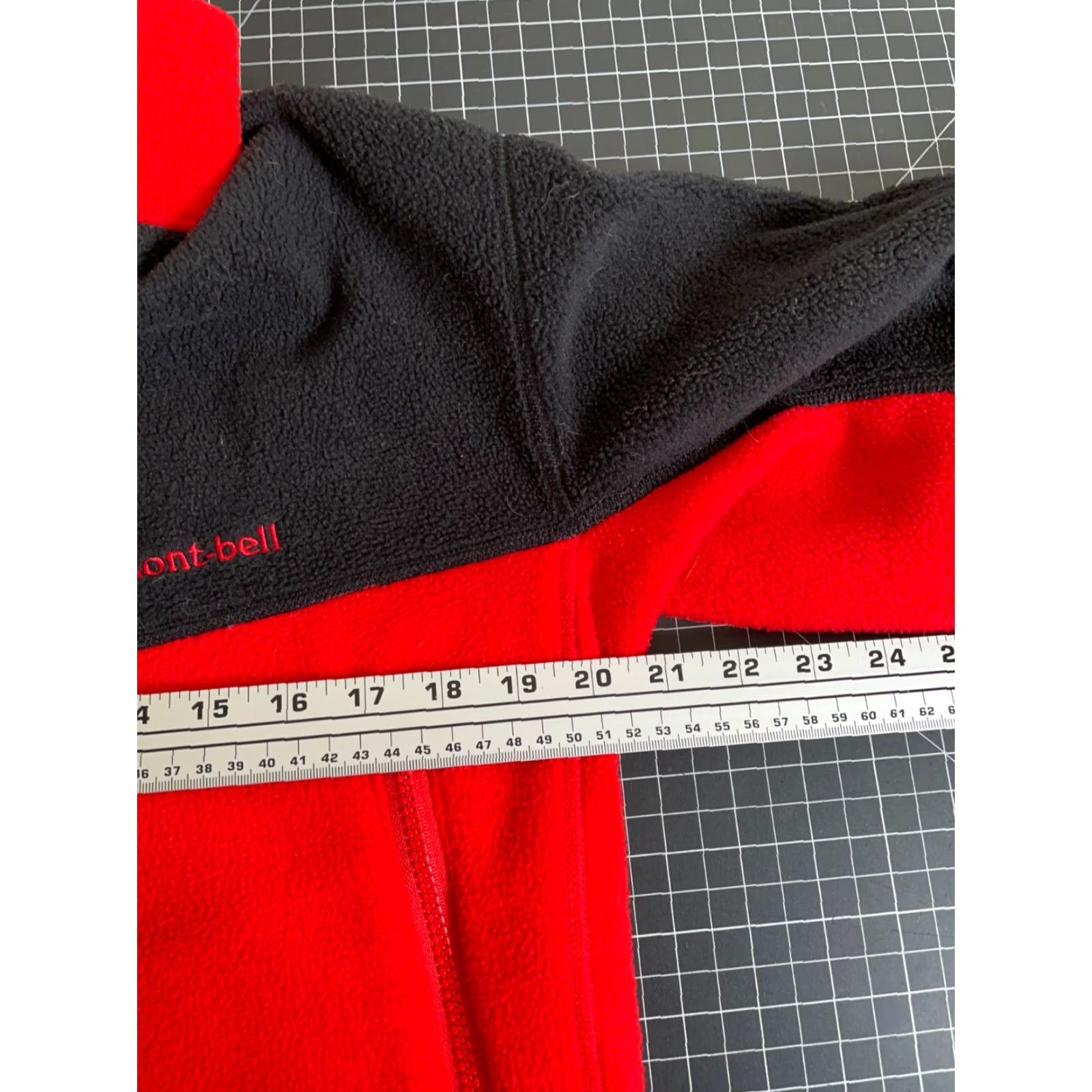 Montbell VINTAGE montbell x Lands' End Jacket Women's Medium Red Black USA Tag Zip Up Fleece Womens Size M / US 6-8 / IT 42-44 - 5 Thumbnail