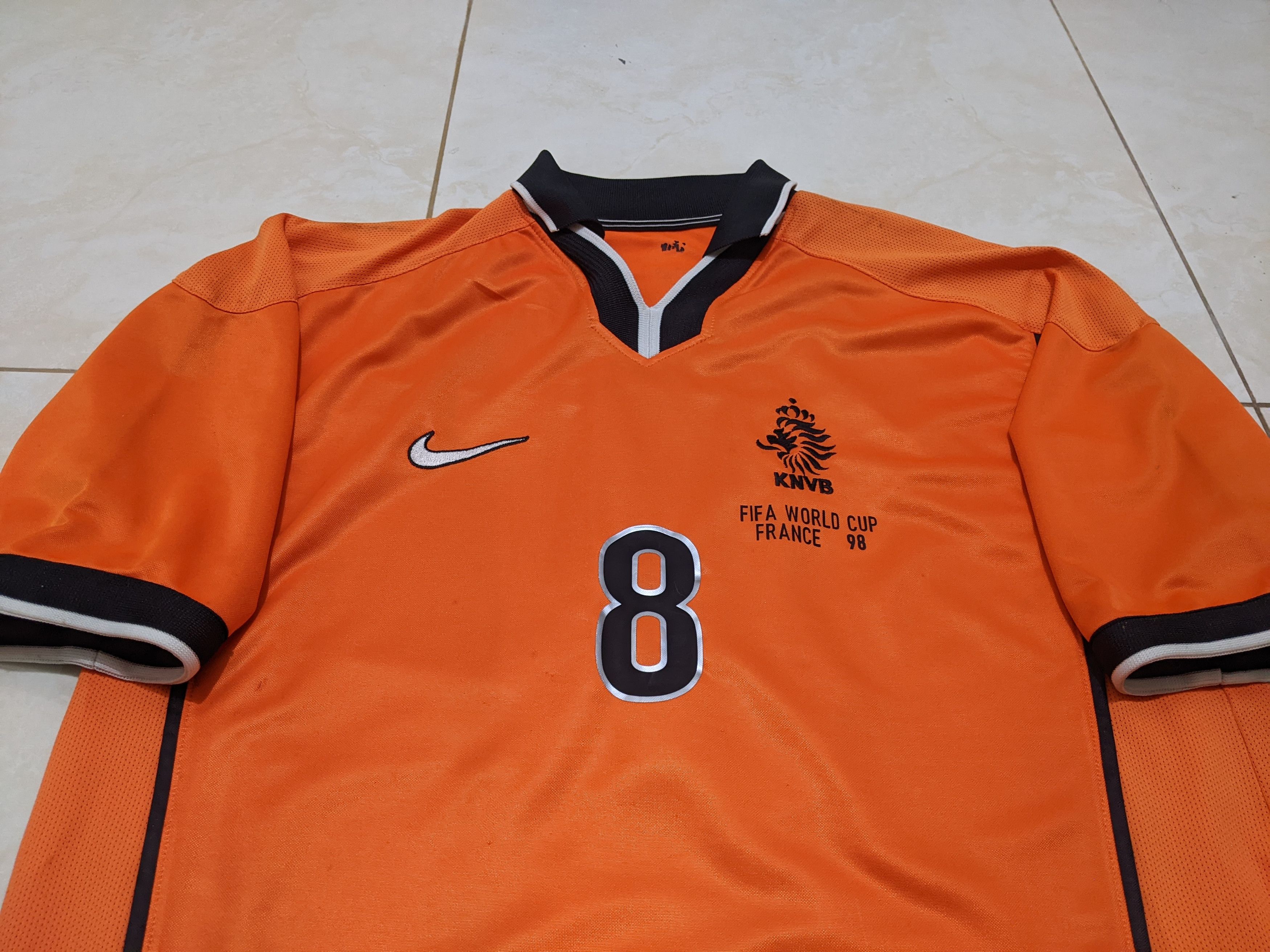 Nike Nederland home worlds cup 1998 jersey football shirt Size US L / EU 52-54 / 3 - 4 Thumbnail