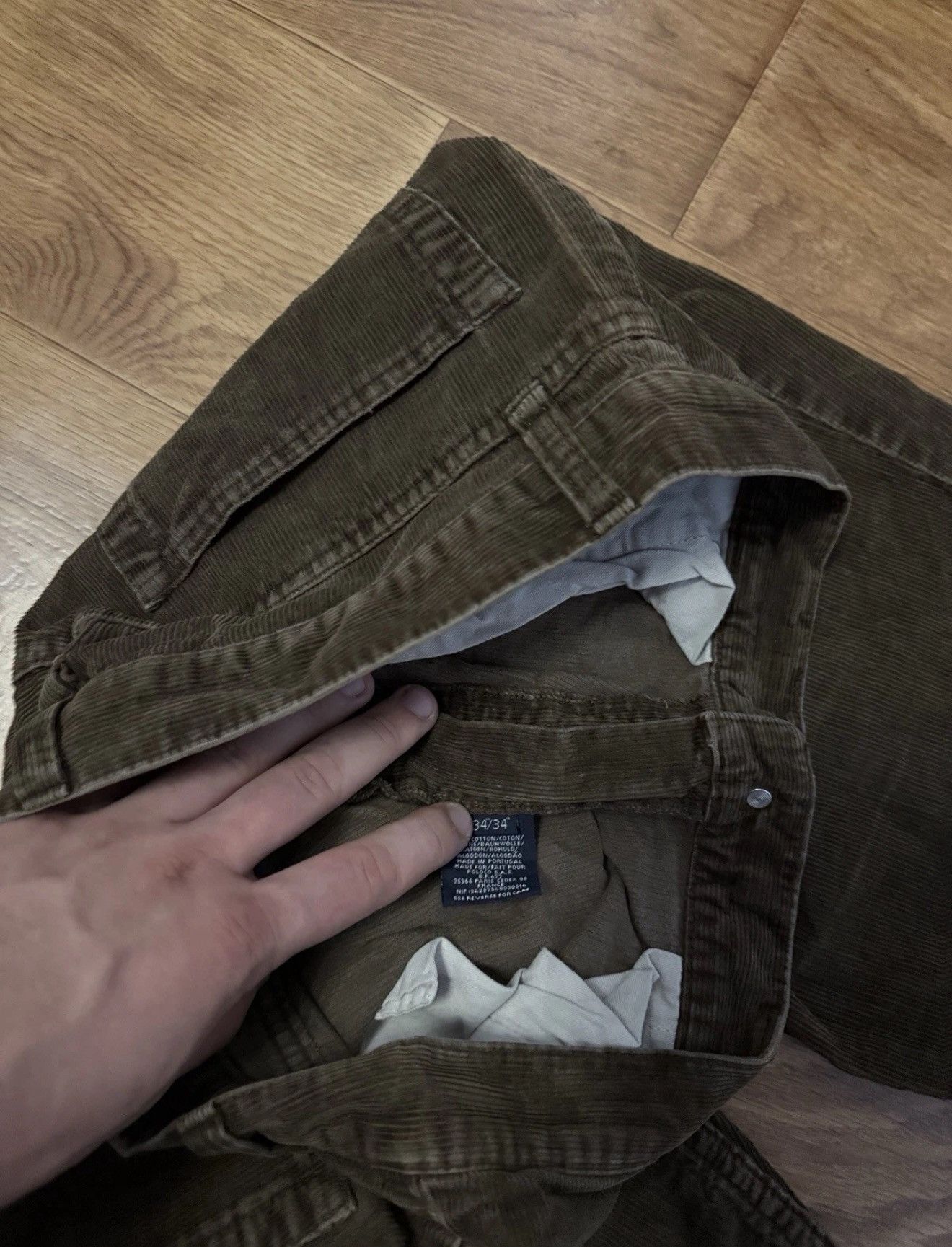 Polo Ralph Lauren Vintage Polo Ralph Lauren Corduroy Pants Sz 34/34 L Size US 34 / EU 50 - 4 Thumbnail