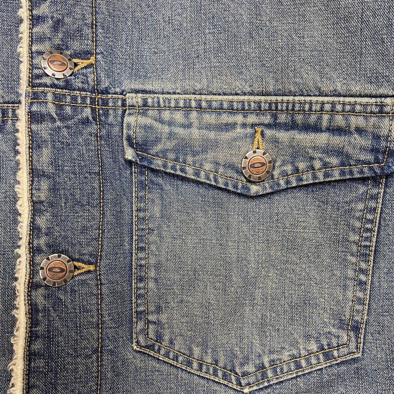Oakley Rare Vintage Oakley Sherpa-Lined Denim Jacket — size L/X Size US XL / EU 56 / 4 - 3 Thumbnail