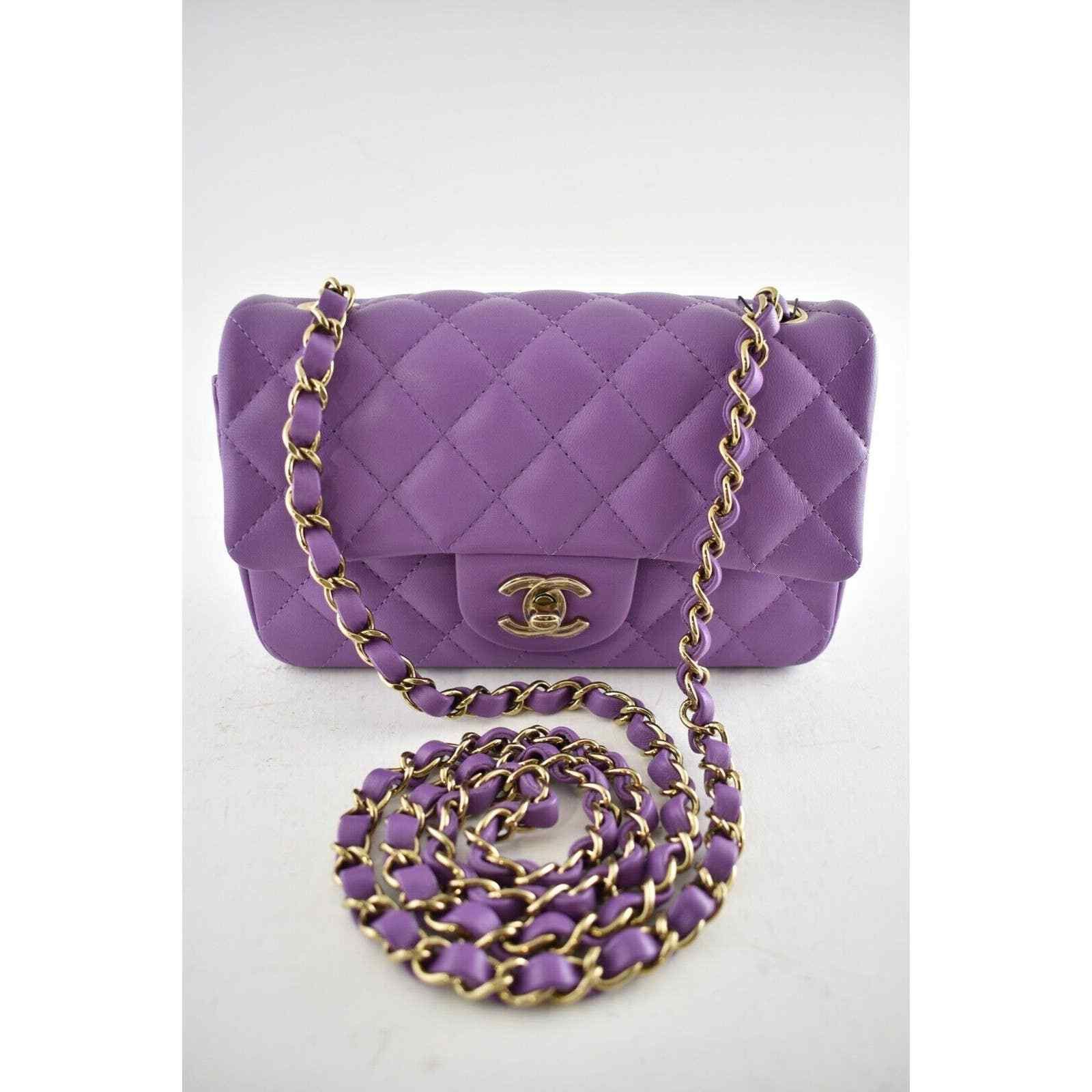 Chanel Chanel Chain Mini Flap Rectangle Quilted Crossbody Bag Size ONE SIZE - 3 Thumbnail