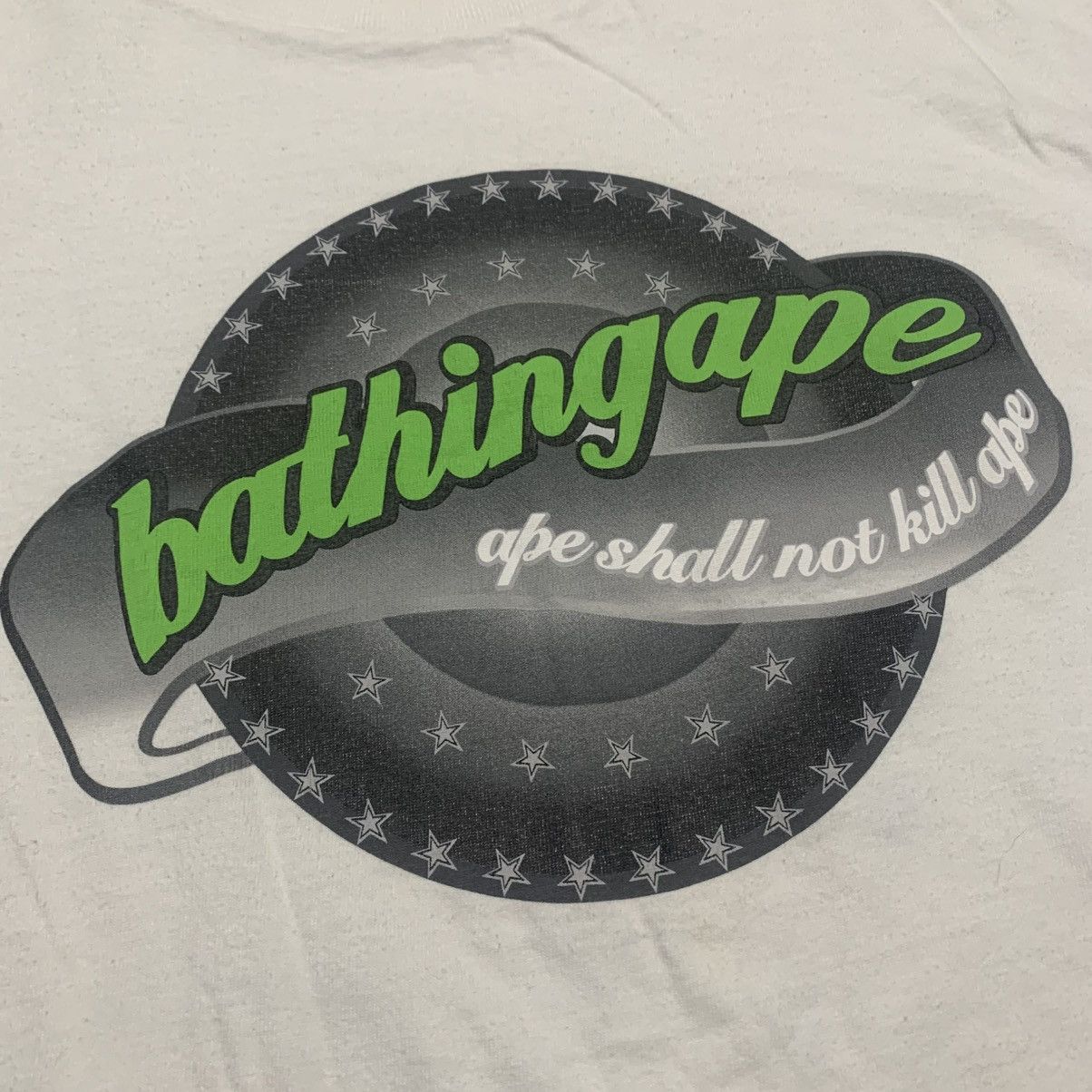 Bape Bape Large Bathing Ape White Tee Vintage OG 90s Size US L / EU 52-54 / 3 - 3 Thumbnail