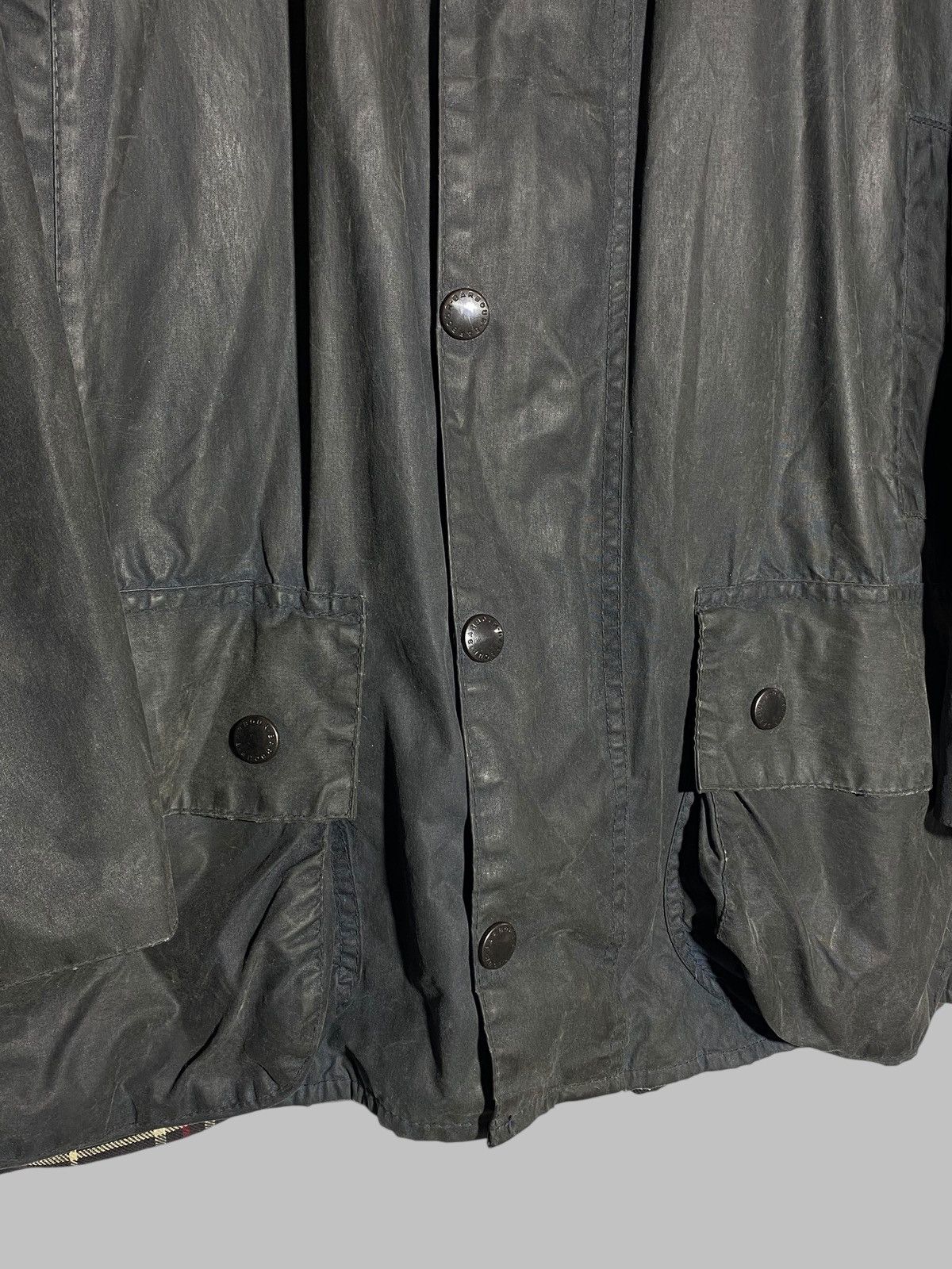 Barbour 🔥 BARBOUR BLACK WAX COAT VINTAGE CORE BRITISH OUTERWEAR Size US XL / EU 56 / 4 - 4 Thumbnail