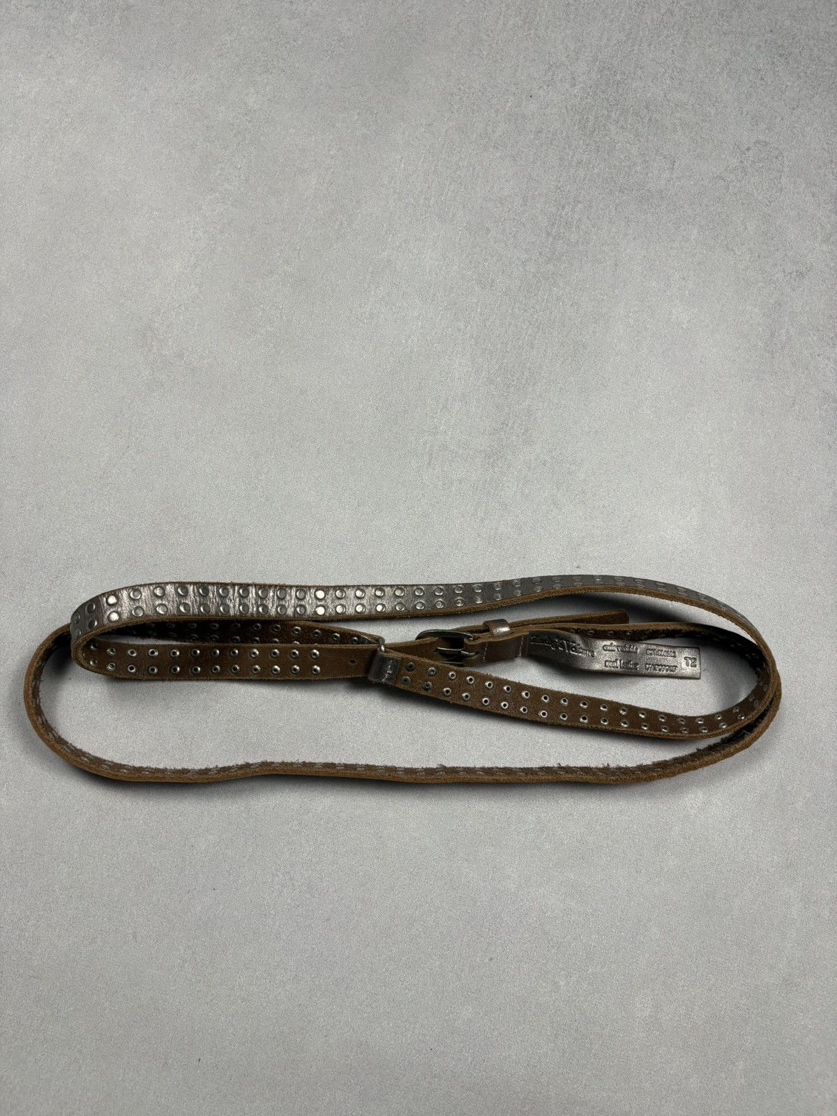 Zadig & Voltaire Zadig & Voltaire Studded Leather Wrap Belt Brown T2 Archive Size ONE SIZE - 2 Thumbnail