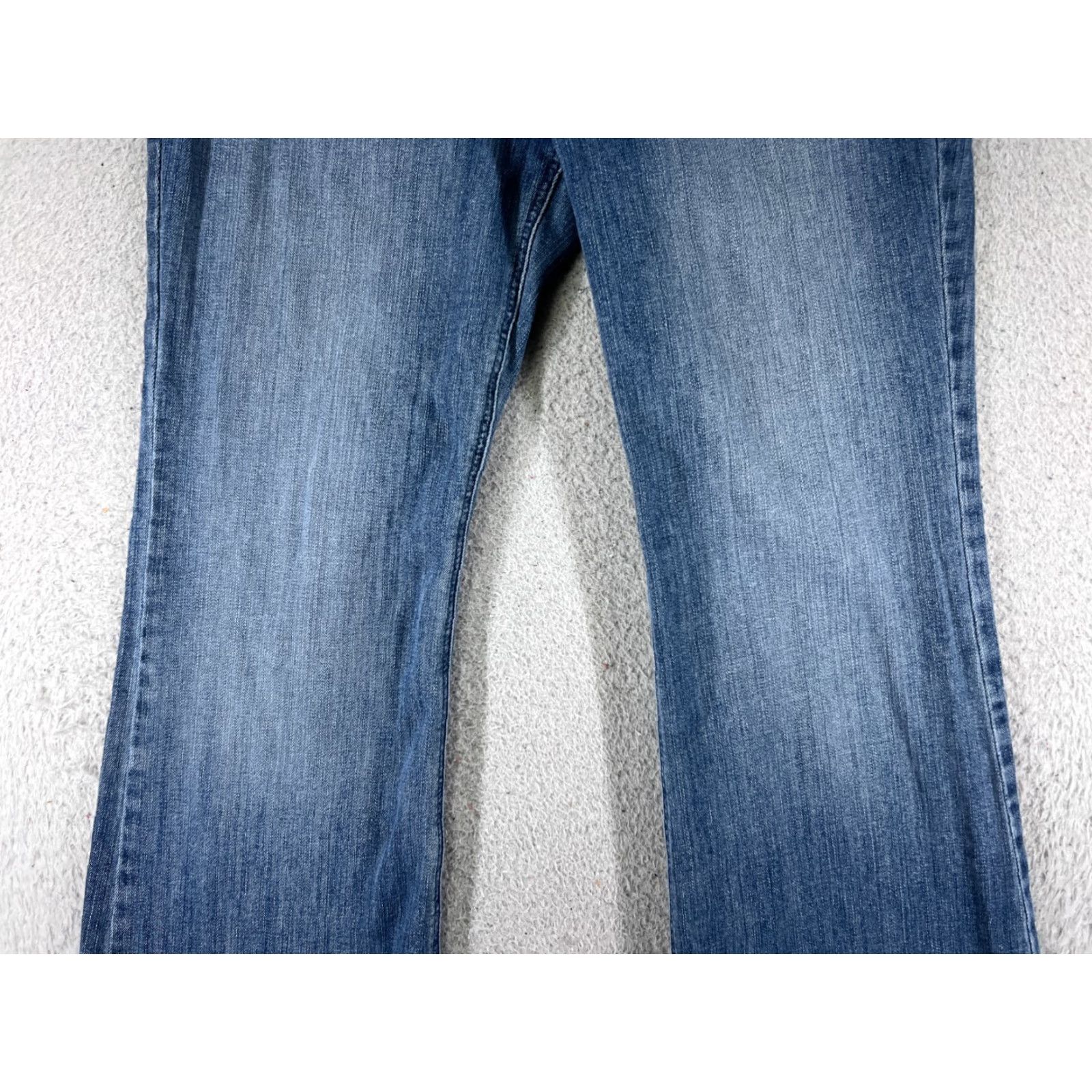 Ariat Ariat Jeans Womens Bootcut Denim Blue 31 Regular 29x31 Stretch Distressed Mid Rise 5-Pocket Denim Cotton Blend Womens Jeans Sportswear Size 24" / US 00 / IT 34 - 3 Thumbnail