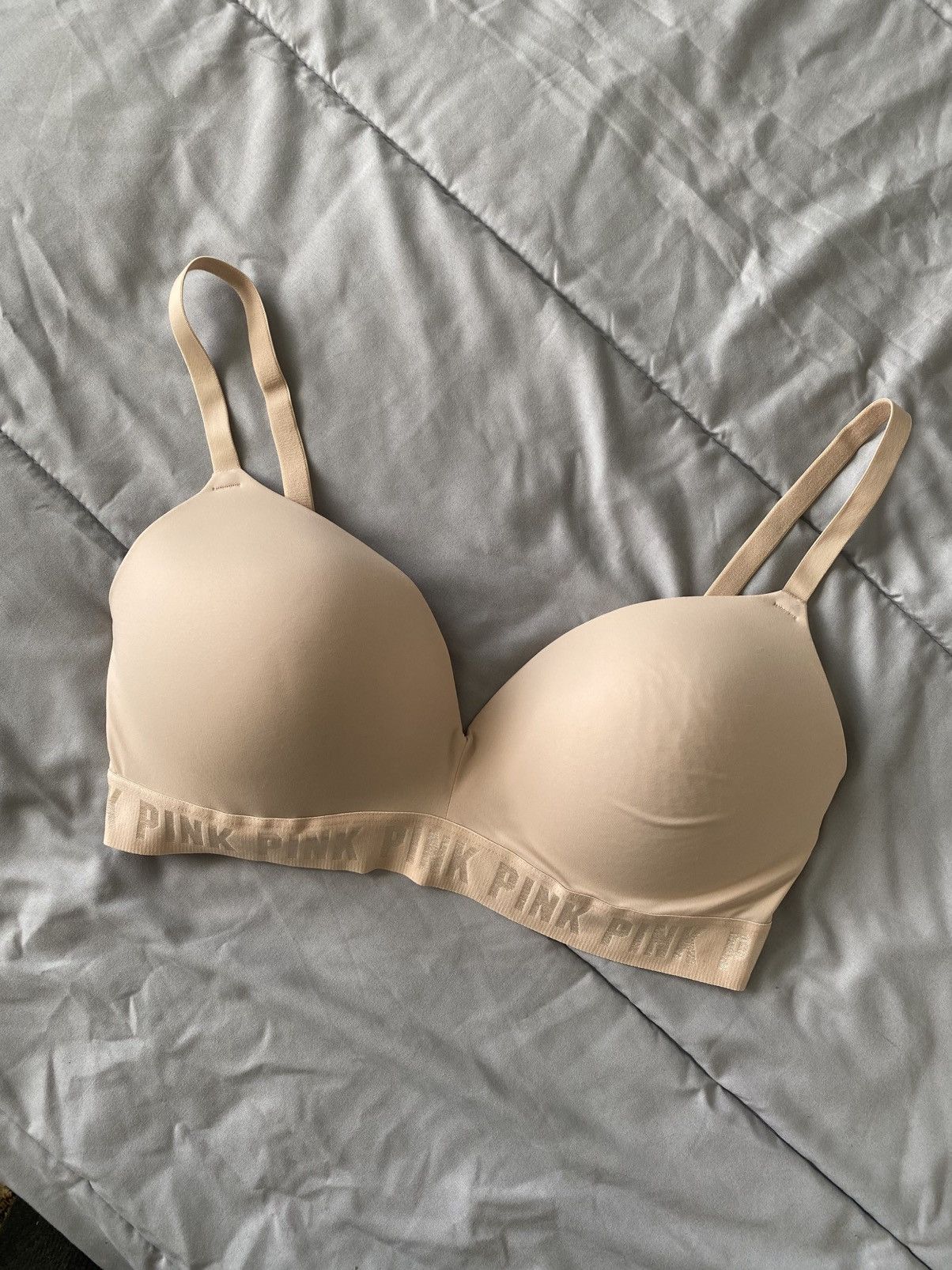 Victoria's Secret Victoria's Secret PINK Wear Lightly Lined Bra Nude 36DD Size ONE SIZE - 2 Thumbnail