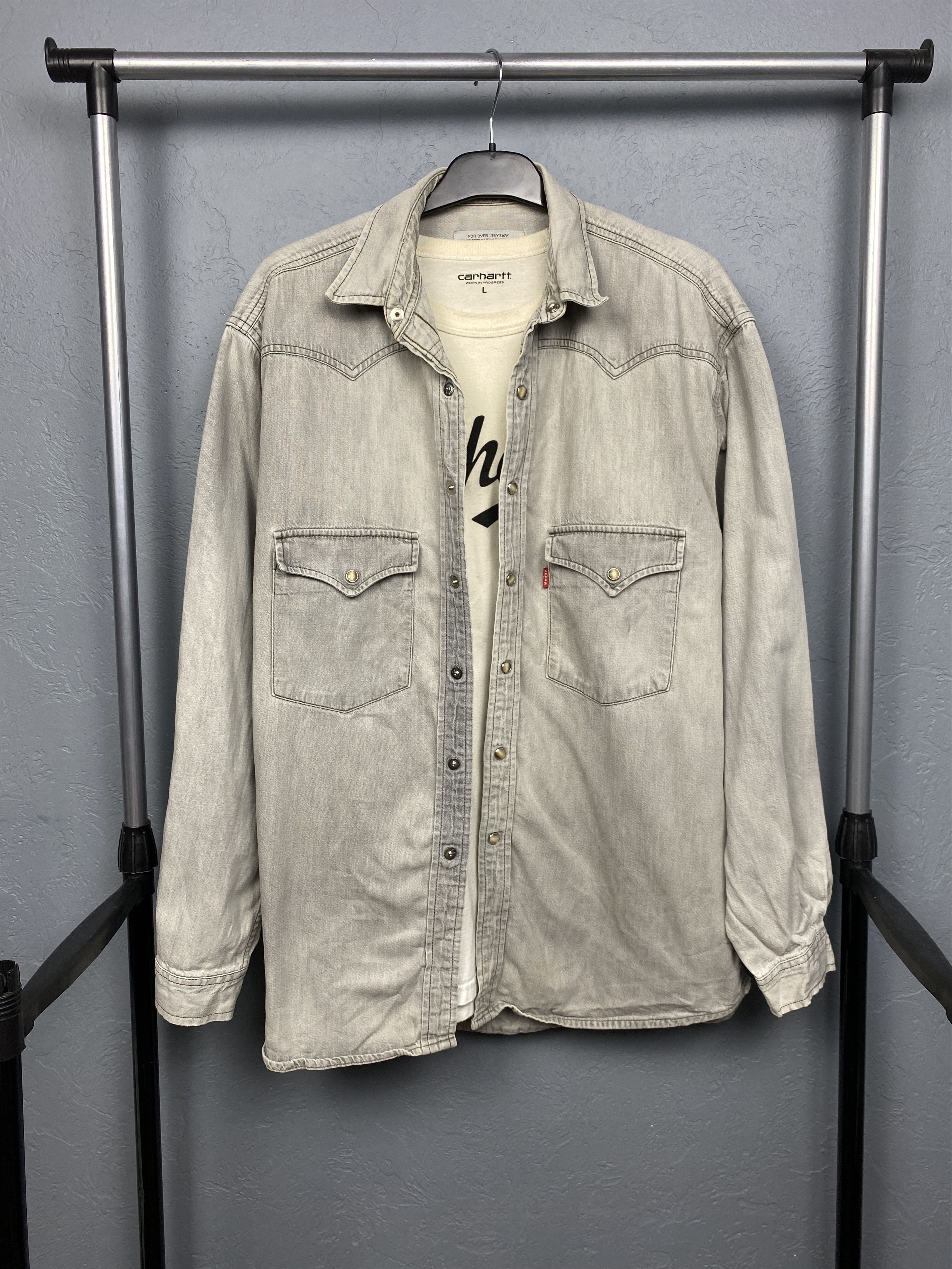 Levi's Levi's Vintage Mens Denim Shirt Size US M / EU 48-50 / 2 - 1 Thumbnail