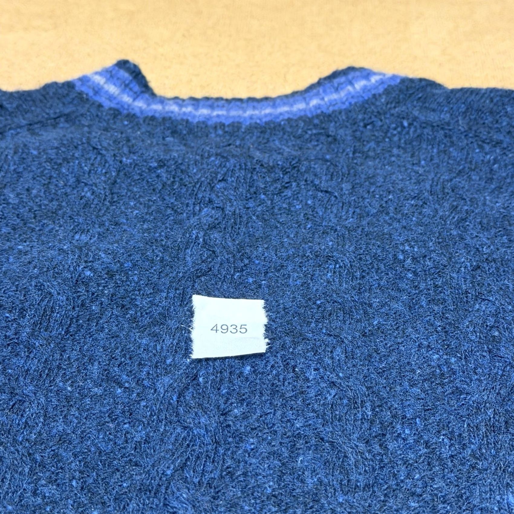 Jos. A. Bank Jos. A. Bank 1905 Mens XL Blue Sweater Vest Cable Knit V Neck Pullover Classic Size US XL / EU 56 / 4 - 6 Thumbnail