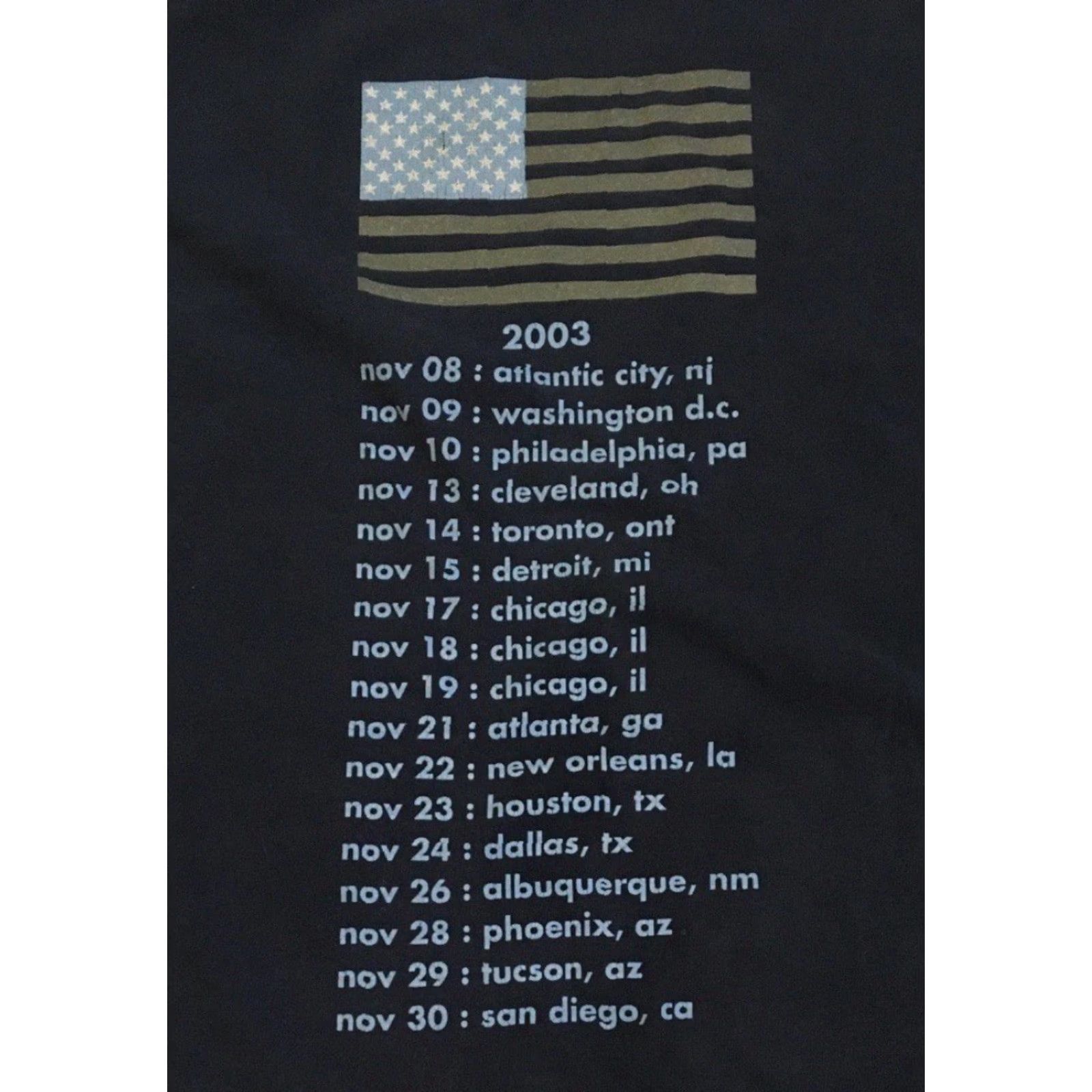 Vintage VINTAGE 2003 Duran Duran Faded Tour Shirt L Concert New Order Depeche Mode Band Y2K Size US L / EU 52-54 / 3 - 4 Thumbnail