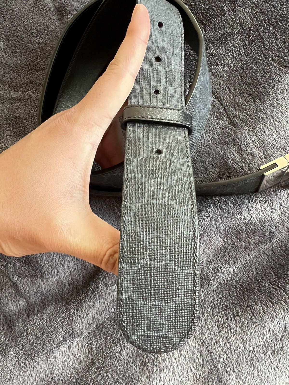 Gucci GUCCI GG MARMONT REVERSIBLE BELT Size 40 - 9 Thumbnail