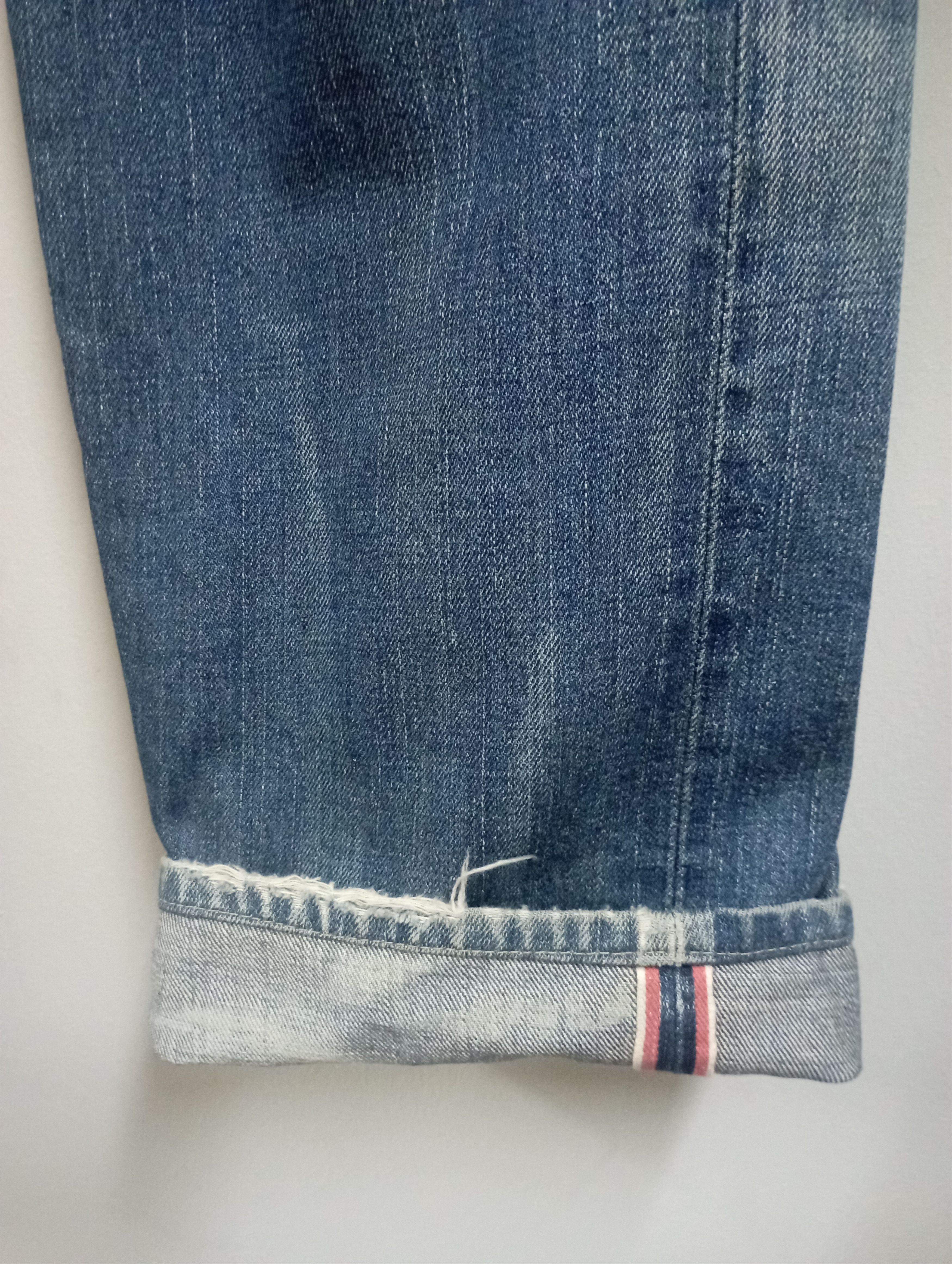 Sugar Cane Vintage Selvedge Buckle Distressed Edwin 505ZX Size US 31 - 15 Thumbnail