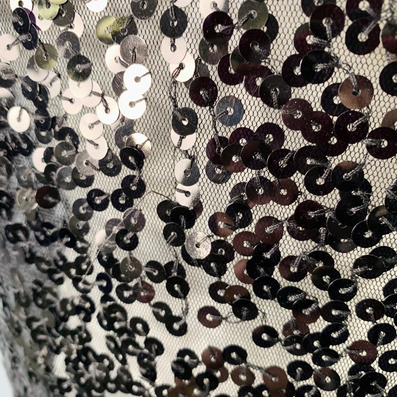 DKNY DKNY Size 0 Black Nylon Sequined Racerback Tank Dress Top Size XS / US 0-2 / IT 36-38 - 6 Thumbnail