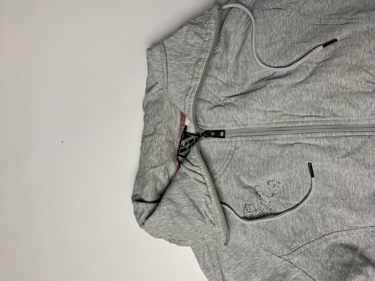 If Six Was Nine × Vintage VINTAGE Y2K GLAMOUR ZIP HOODIE Size L / US 10 / IT 46 - 6 Thumbnail