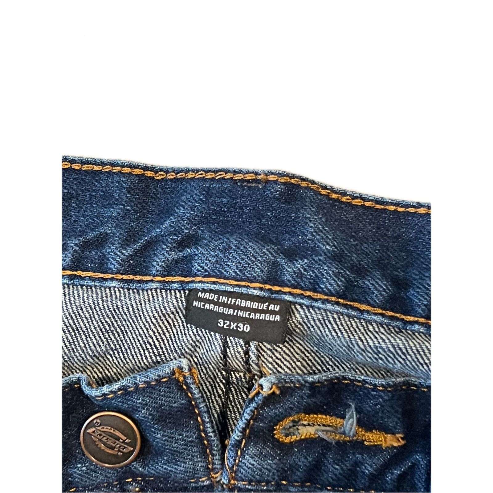 Dickies Dickies Straight Fit Blue Jeans Mens 32x30 Size US 32 / EU 48 - 3 Thumbnail