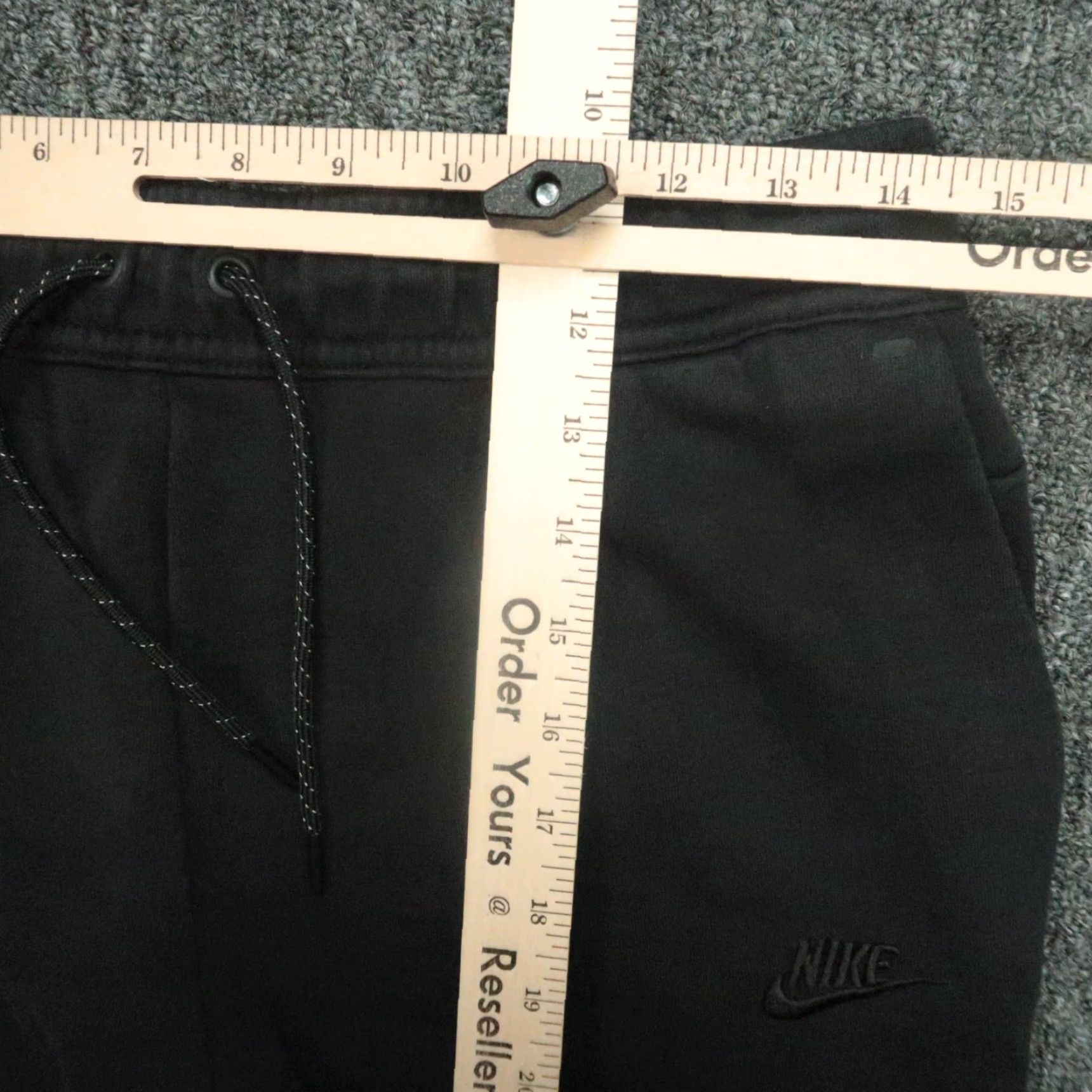 Nike Nike Shorts Mens Small Black Tech Fleece Zip Pocket Running Training Size US 29 - 7 Thumbnail