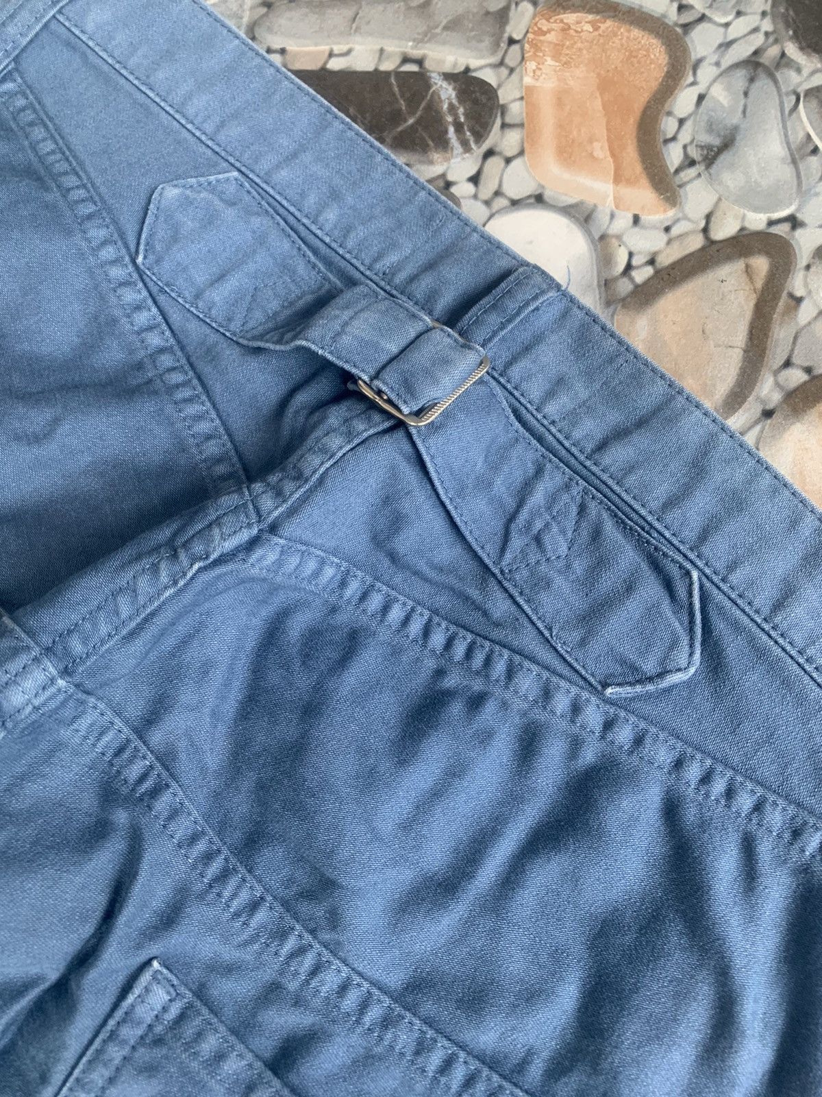CABANE de ZUCCa × Issey Miyake × Vintage Cabane de Zucca Asymmetrical Button Pants Size US 30 / EU 46 - 11 Thumbnail