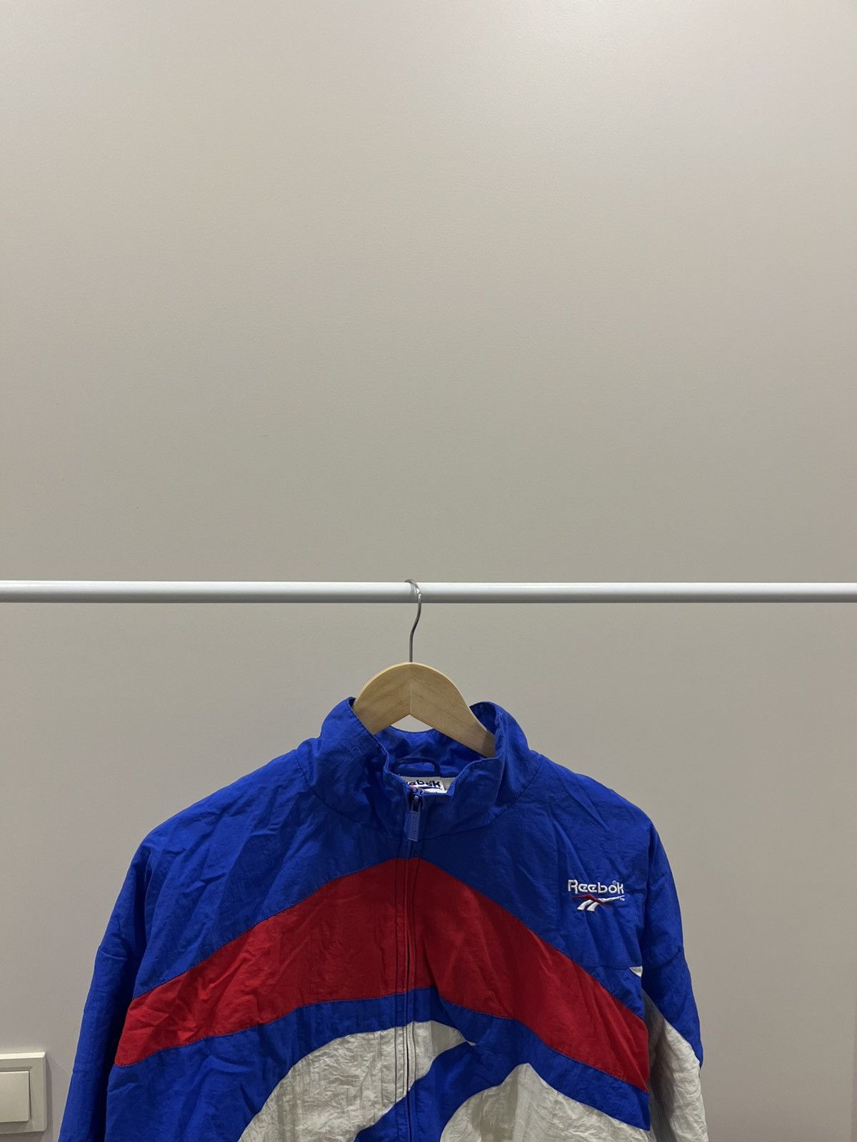Vintage Reebok Vintage 90s 80s Tracksuit Jacket Y2K Drill 90s Hype Size US L / EU 52-54 / 3 - 2 Thumbnail