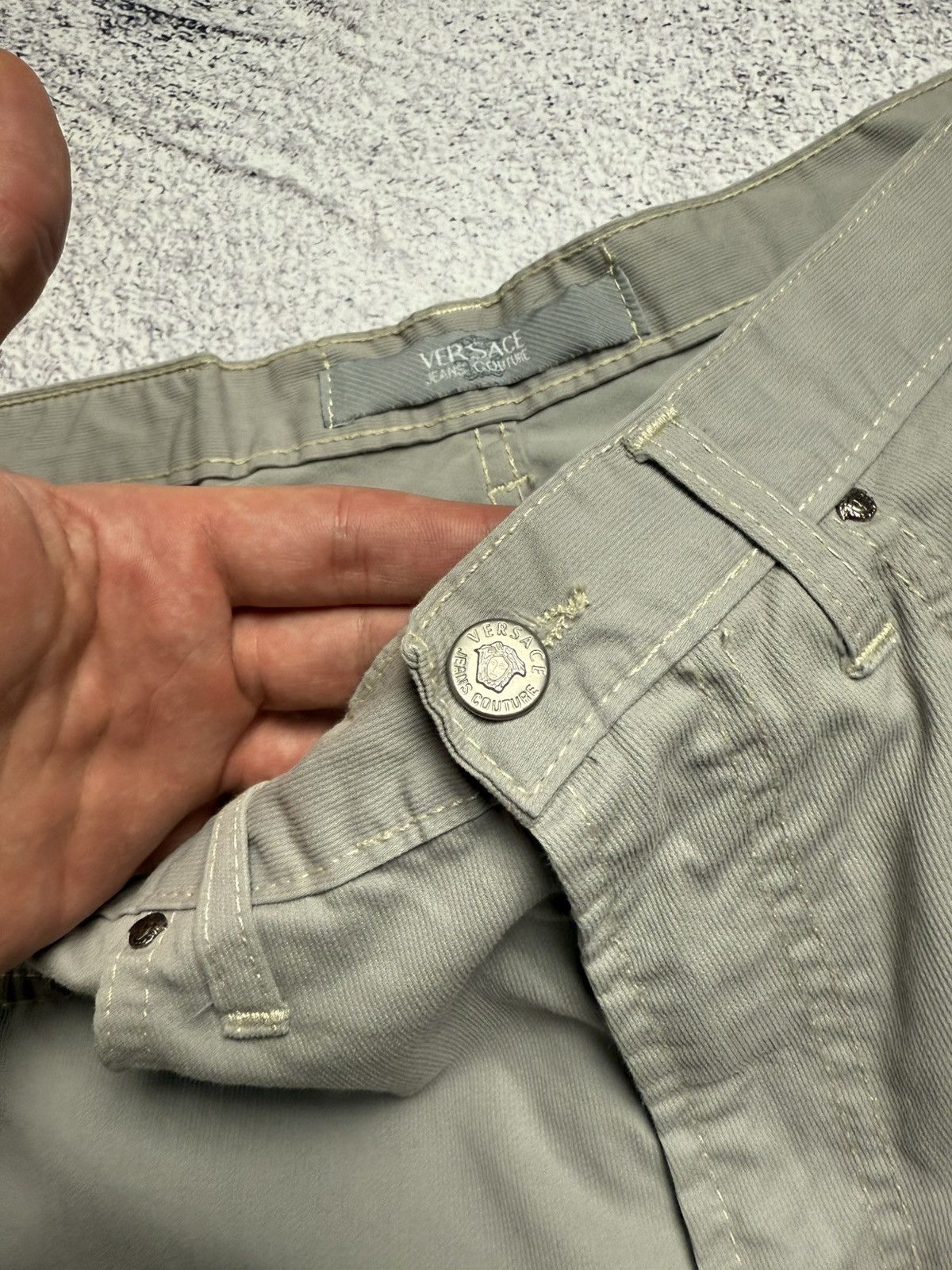 Versace Vintage 90s Versace Pants Rare Luxury Designer Chino Style Size US 34 / EU 50 - 15 Thumbnail