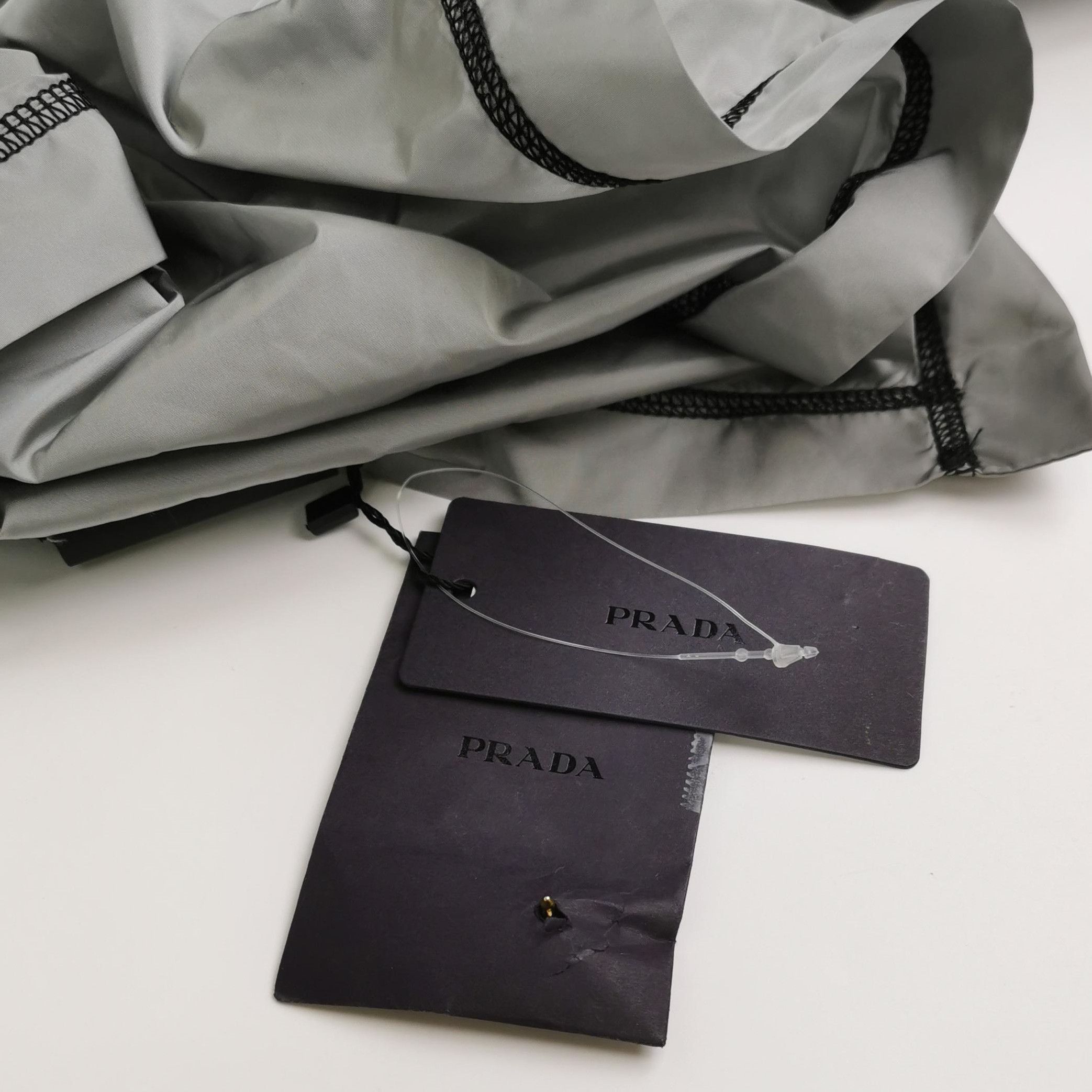 Prada Prada Hooded Triangle Logo Cape Poncho . Size M / US 6-8 / IT 42-44 - 2 Thumbnail