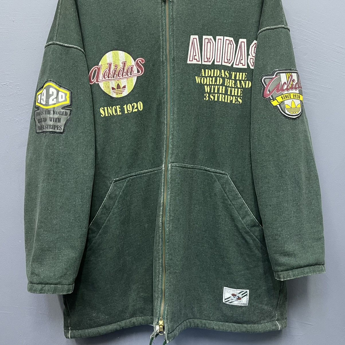 Adidas Vintage Adidas Sherpa Quilt Hooded Parka Jacket Size US XL / EU 56 / 4 - 4 Thumbnail