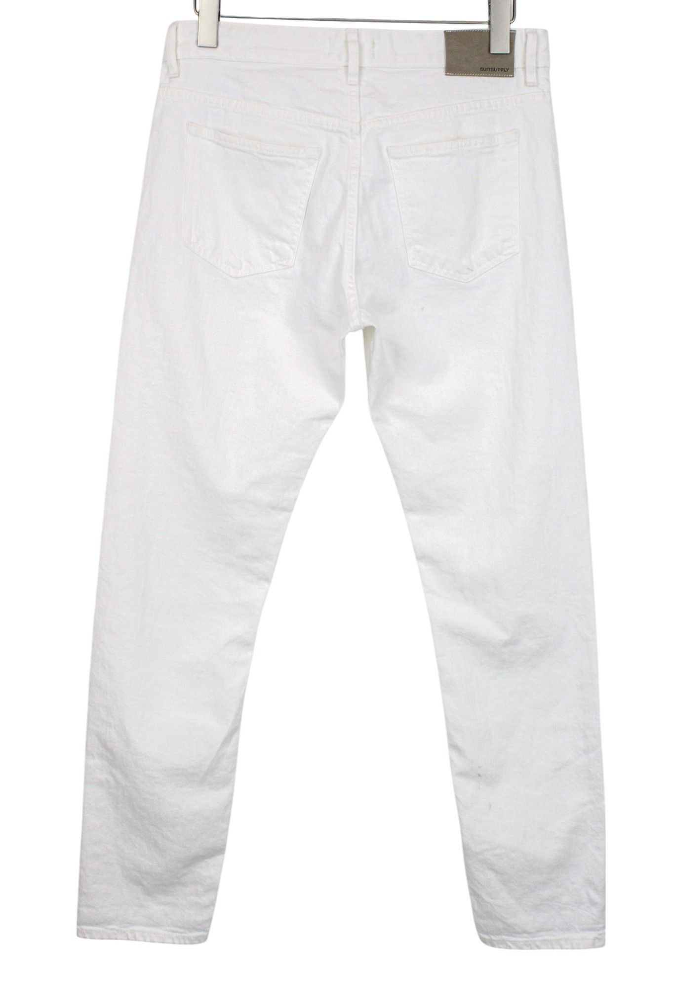 Suitsupply ALAIN W31/L32 White Cotton Denim Jeans 67849 Size US 31 - 2 Thumbnail