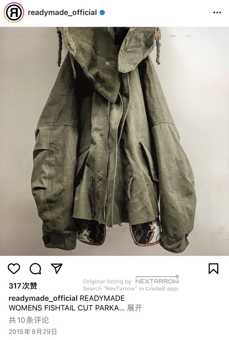 READYMADE Ready Made Cut Fishtail Military Cloth Windbreaker Size US S / EU 44-46 / 1 - 7 Thumbnail