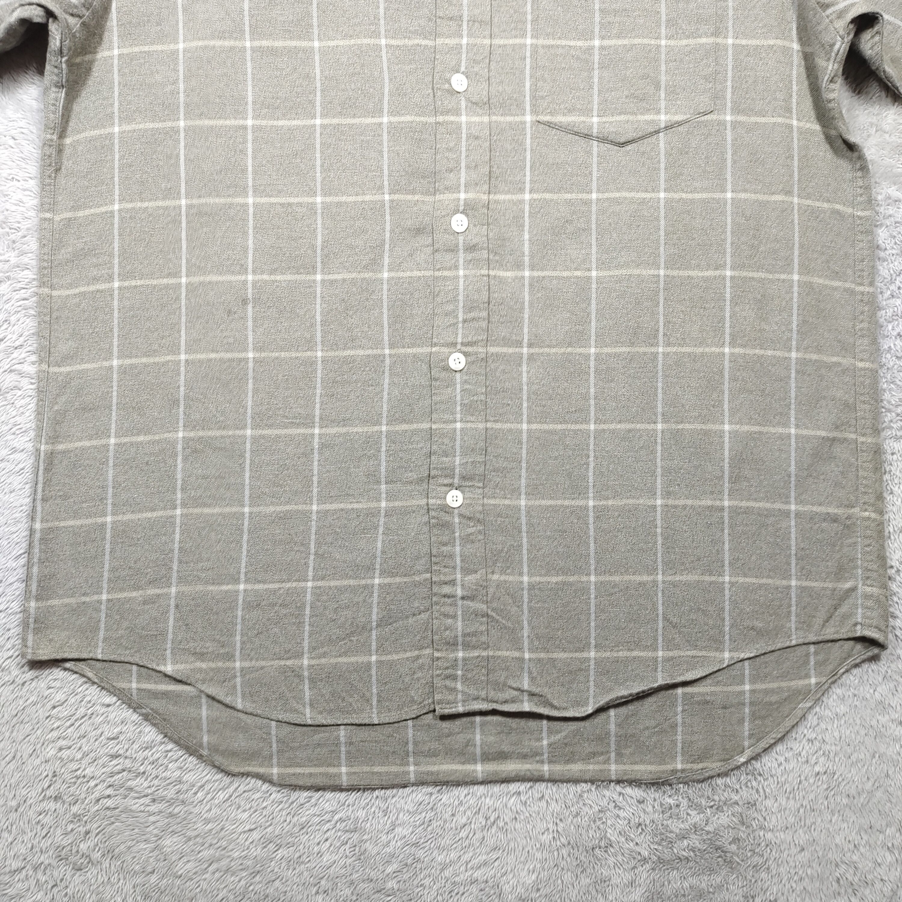 Burberry BURBERRY CHECKERD BUTTON UP LONG SLEEVE Size US M / EU 48-50 / 2 - 6 Thumbnail