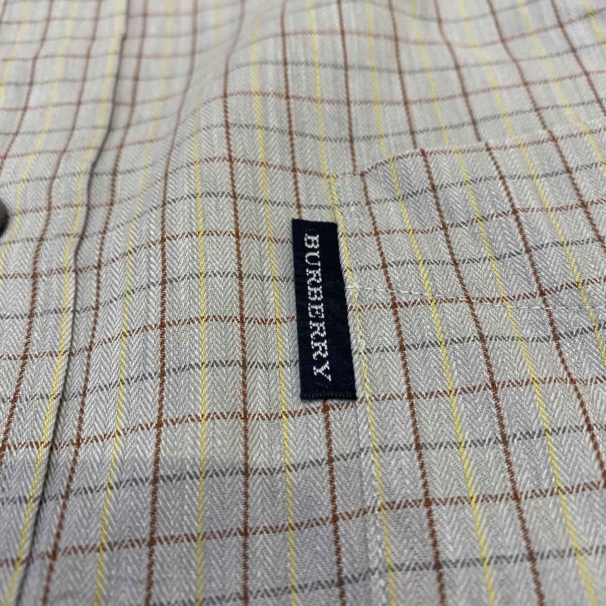 Burberry 1990s Burberry Black Label Plaid Button Ups Shirts Size US L / EU 52-54 / 3 - 8 Thumbnail