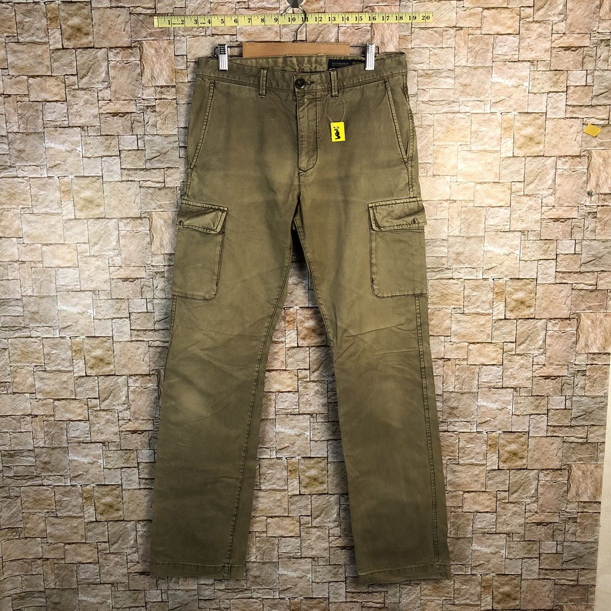 Japanese Brand Back Number Brown Cargo Multipocket Pants #A439 Size US 30 / EU 46 - 1 Thumbnail