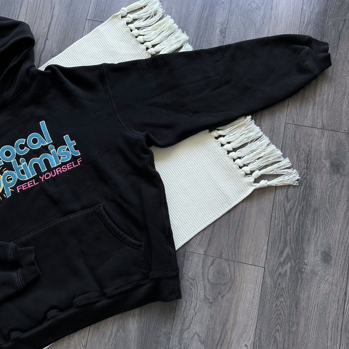 Madhappy Madhappy Local Optimist Heavy Cotton Oversized Black Hoodie Size US M / EU 48-50 / 2 - 3 Thumbnail