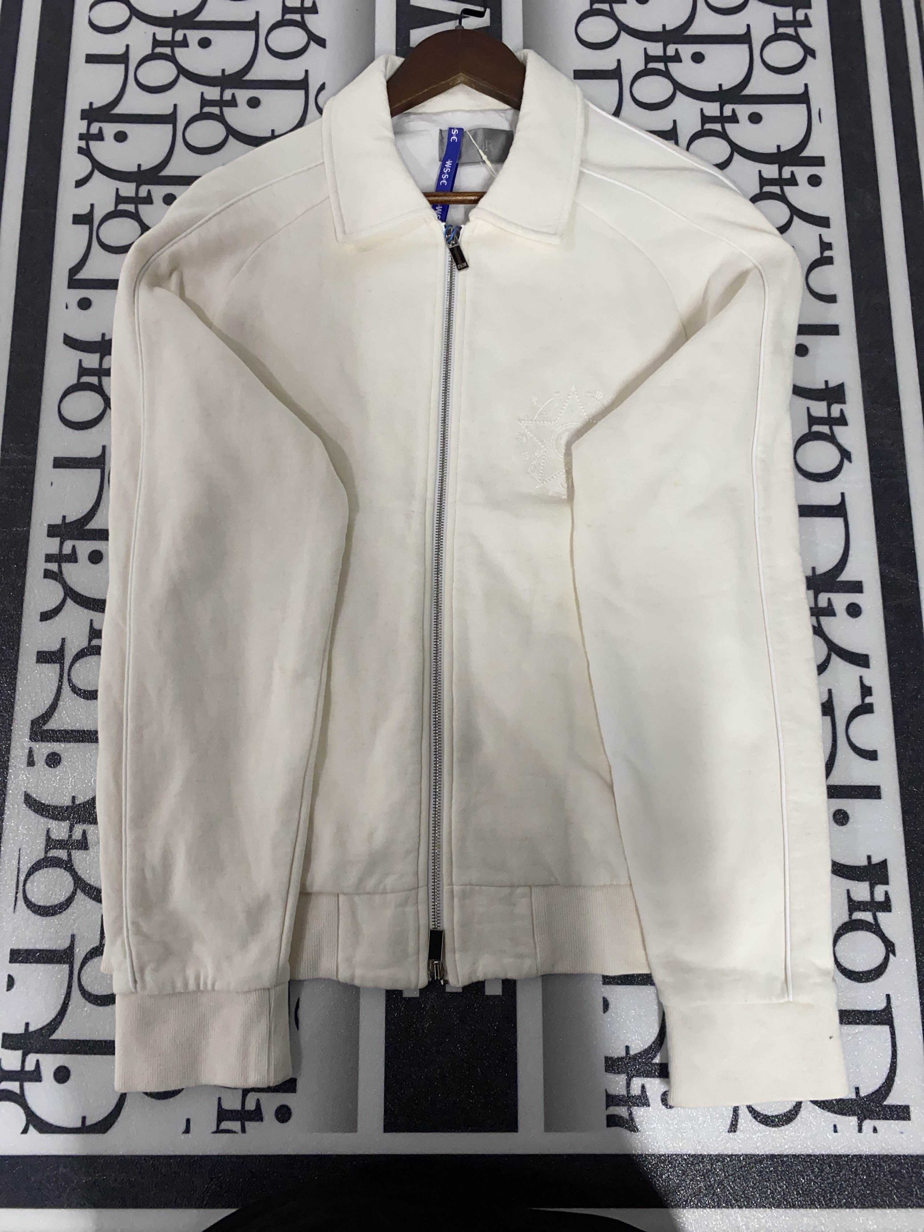 Dior Dior Star Embroidery Zip Jacket Beige Size XL Size US XL / EU 56 / 4 - 1 Thumbnail
