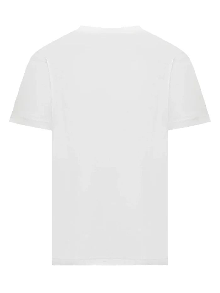 Marni o1w1db1em1224 Scribbled Organic T-Shirt in White Black Size US L / EU 52-54 / 3 - 2 Thumbnail