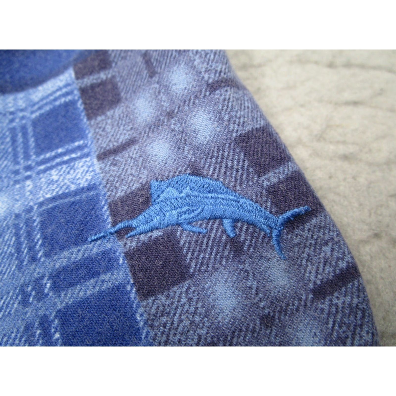 Tommy Bahama TOMMY BAHAMA Men’s blue plaid / patchwork long sleeve button up CANYON BEACH FLANNEL pocket shirt blue Canyon Beach flannel button up Size US XL / EU 56 / 4 - 6 Thumbnail