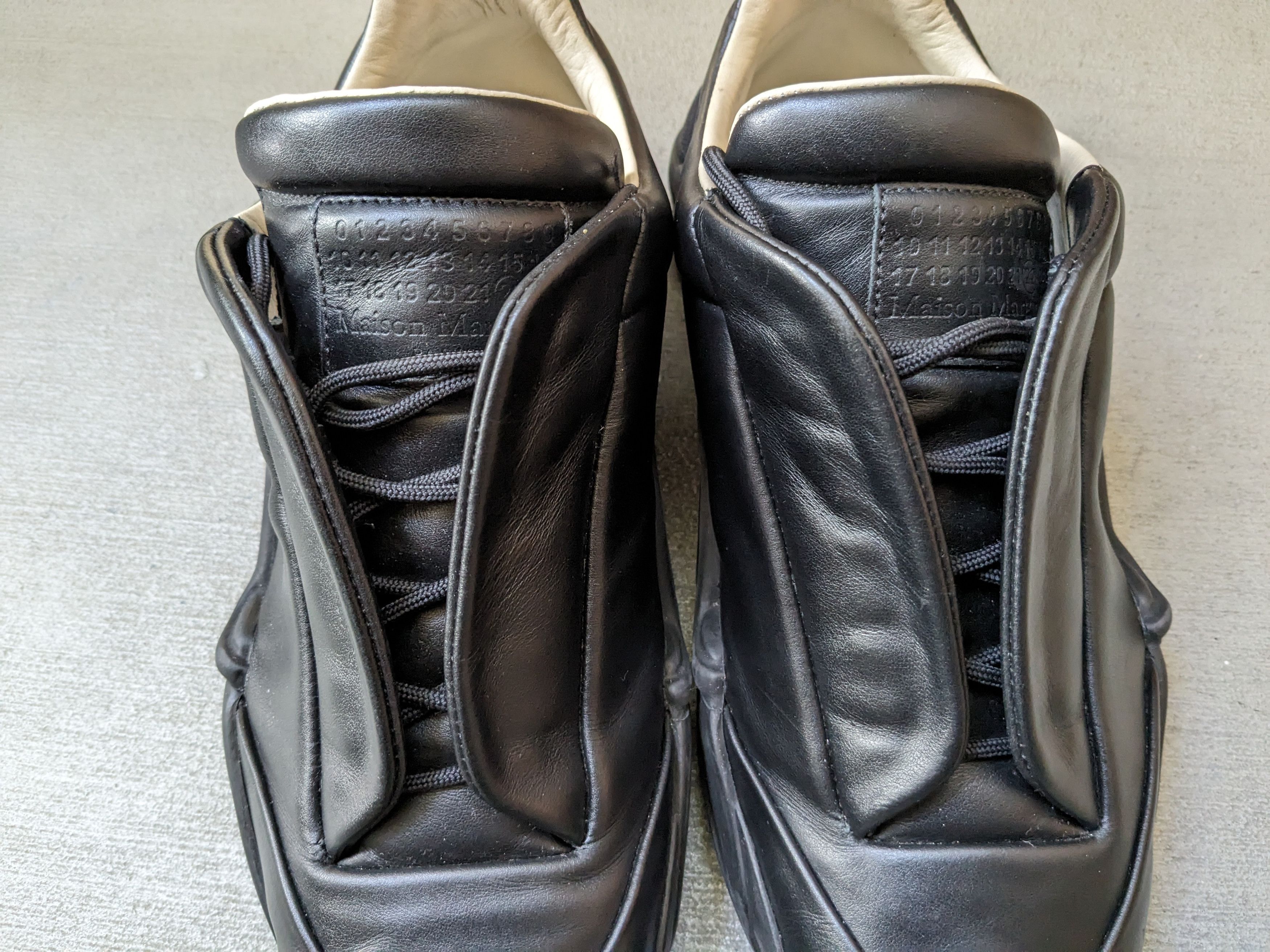 Maison Margiela Maison Margiela New Future Black 9 42 Leather Low Tops m Size US 12 / EU 45 - 4 Thumbnail