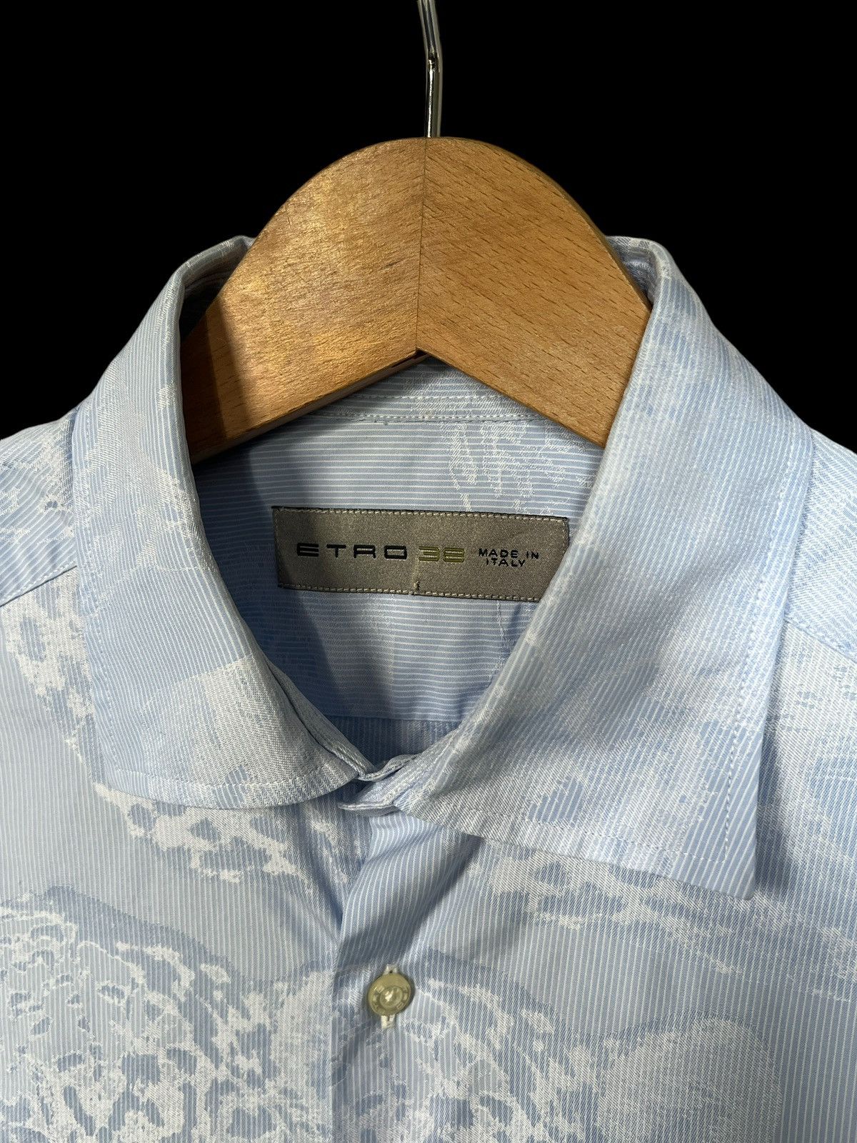 Etro Etro 🇮🇹 Leopard Motif Button Up Shirt Size US M / EU 48-50 / 2 - 7 Thumbnail