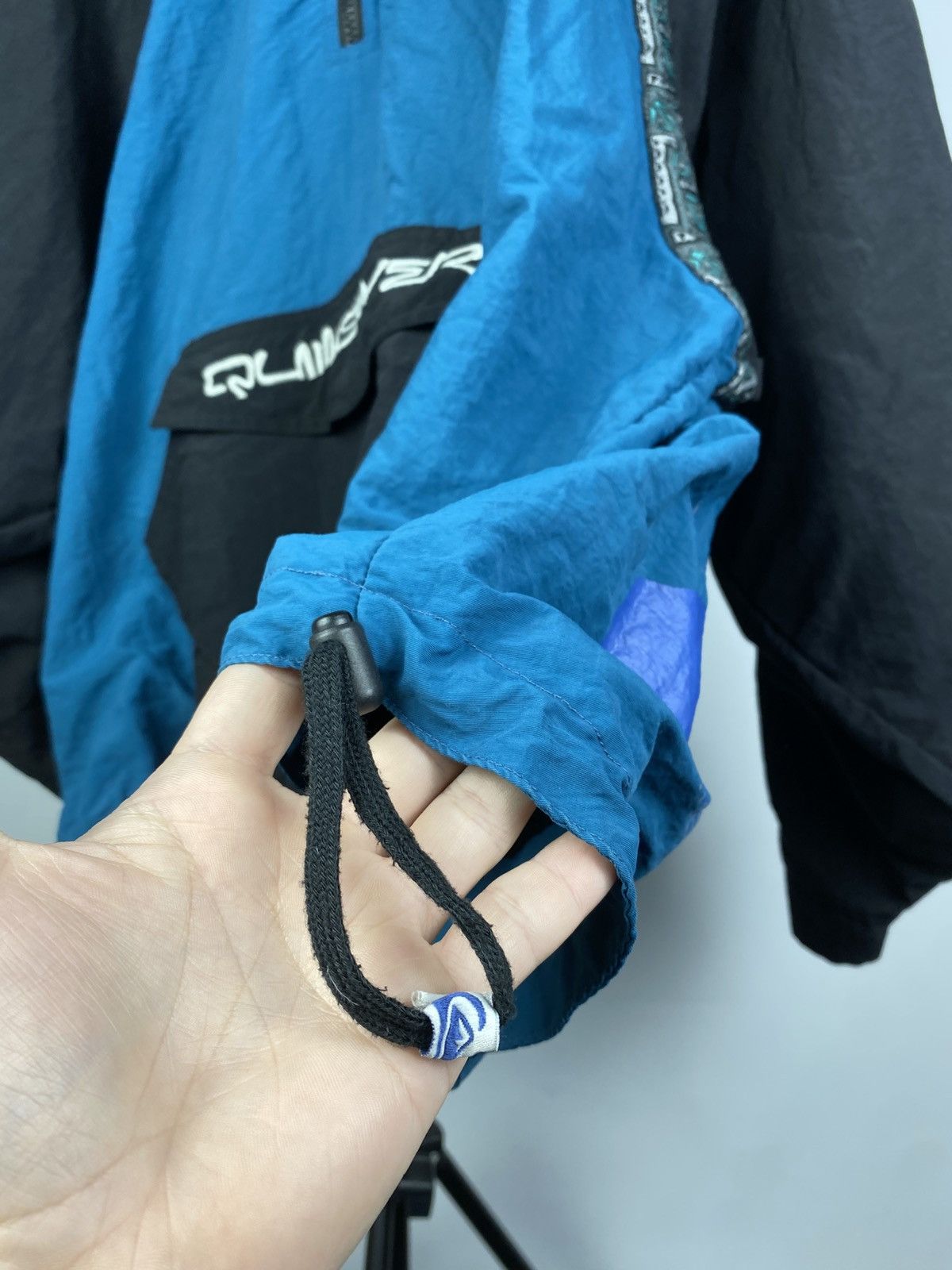 Quiksilver × Vintage Vintage 90s Quiksilver Central big Logo Ski Jacket Anorak Size US M / EU 48-50 / 2 - 5 Thumbnail