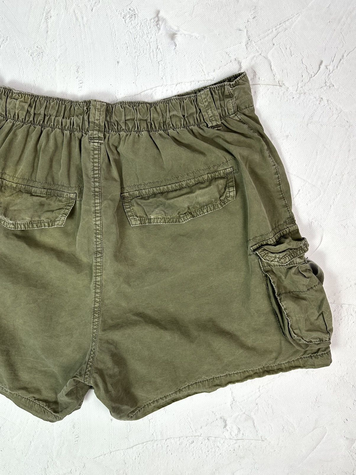 Beauty Beast × If Six Was Nine × Vintage Vintage Cargo Khaki Washed Shorts Size 34" / US 12 / IT 48 - 6 Thumbnail
