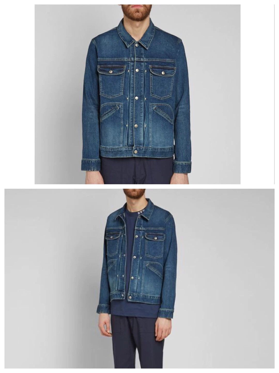 Neighborhood NEIGHBORHOOD 19SS Washed Denim Jkt M New (penny/c-jkt) Size US M / EU 48-50 / 2 - 3 Thumbnail