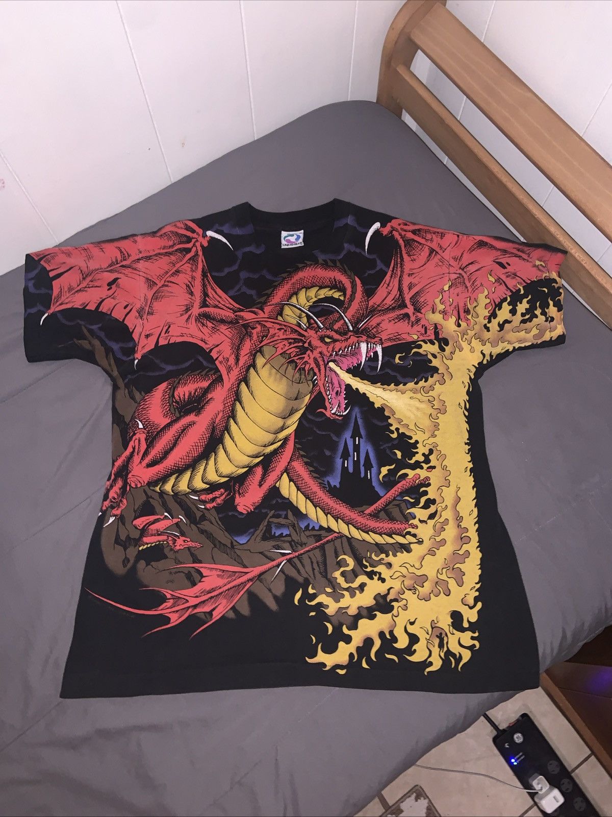 Liquid Blue Vintage 93 - Liquid Blue - Knight VS Dragon AOP - Size XL Size US XL / EU 56 / 4 - 1 Thumbnail