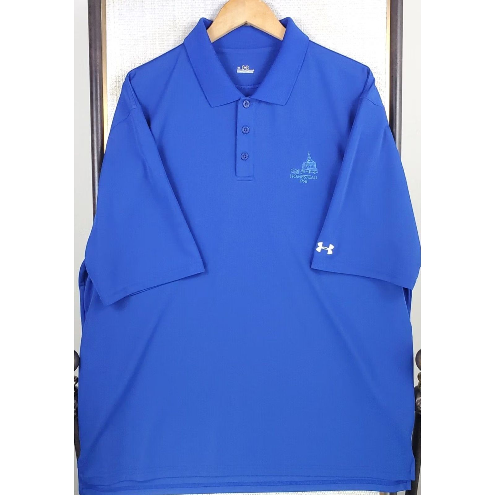 Under Armour Under Armour Men's Polo Shirt XL Blue Short Sleeve Performance Golf Size US XL / EU 56 / 4 - 6 Thumbnail