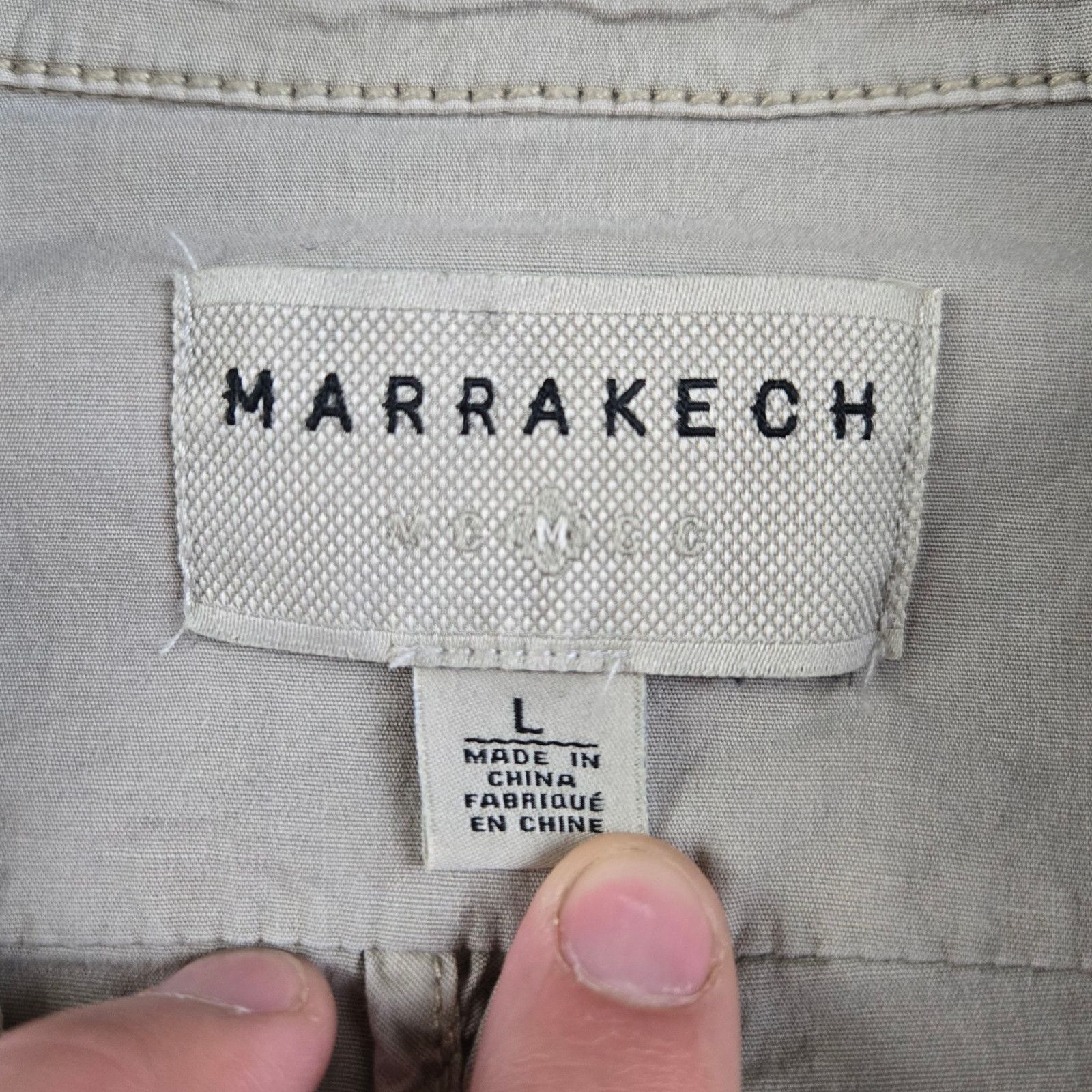 Anthropologie Marrakech Asymmetrical Utility Jacket Pearl Gray Size L Size L / US 10 / IT 46 - 6 Thumbnail