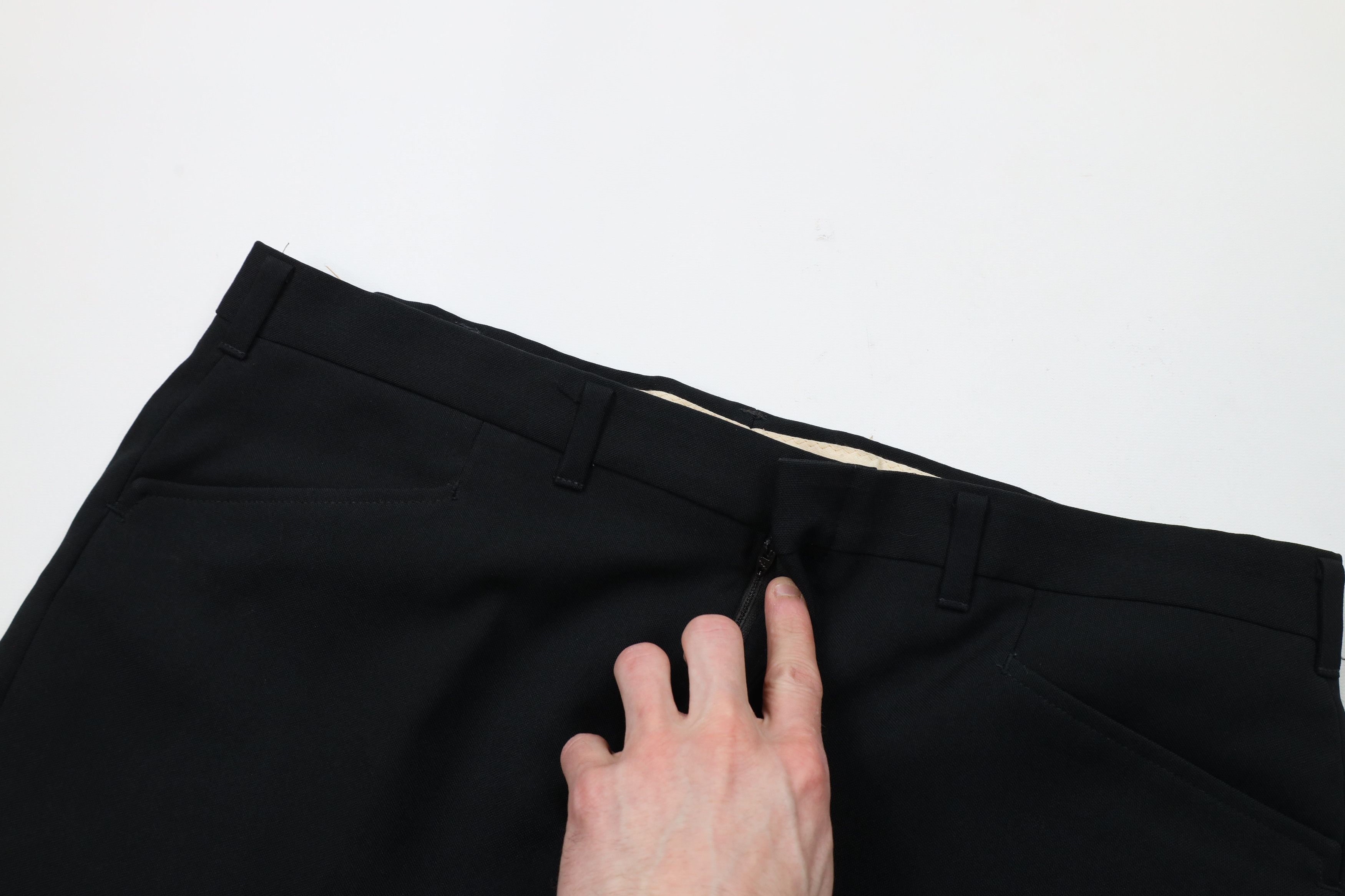 Vintage Vintage 70s Streetwear Bell Bottoms Chino Pants Black USA Size US 38 / EU 54 - 7 Thumbnail