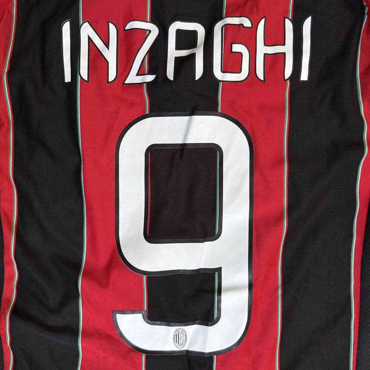 12/13 AC Milan Home LS #9 Inzaghi