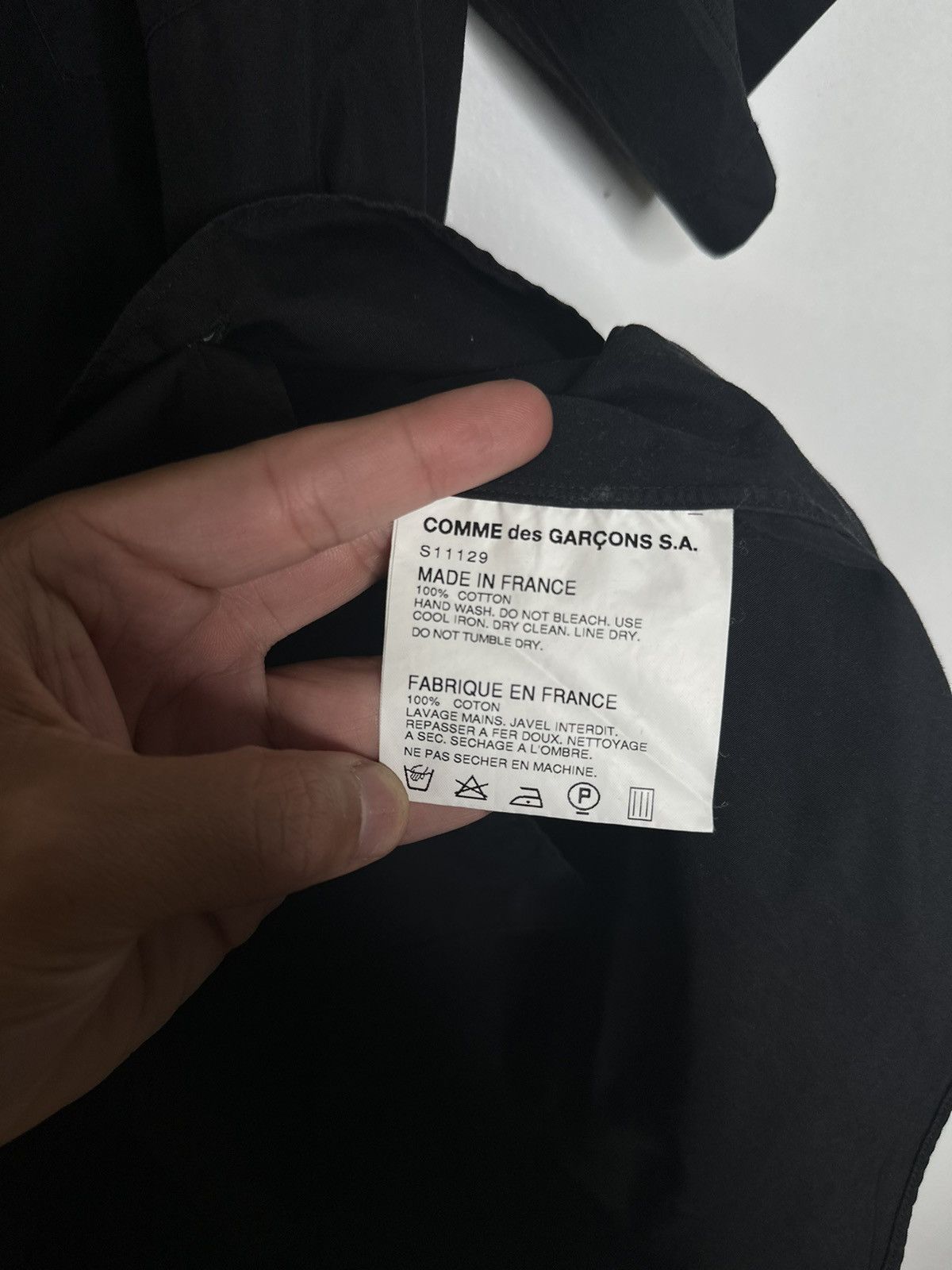 Comme des Garcons SHIRT Black Camp Shirt Size US L / EU 52-54 / 3 - 6 Thumbnail