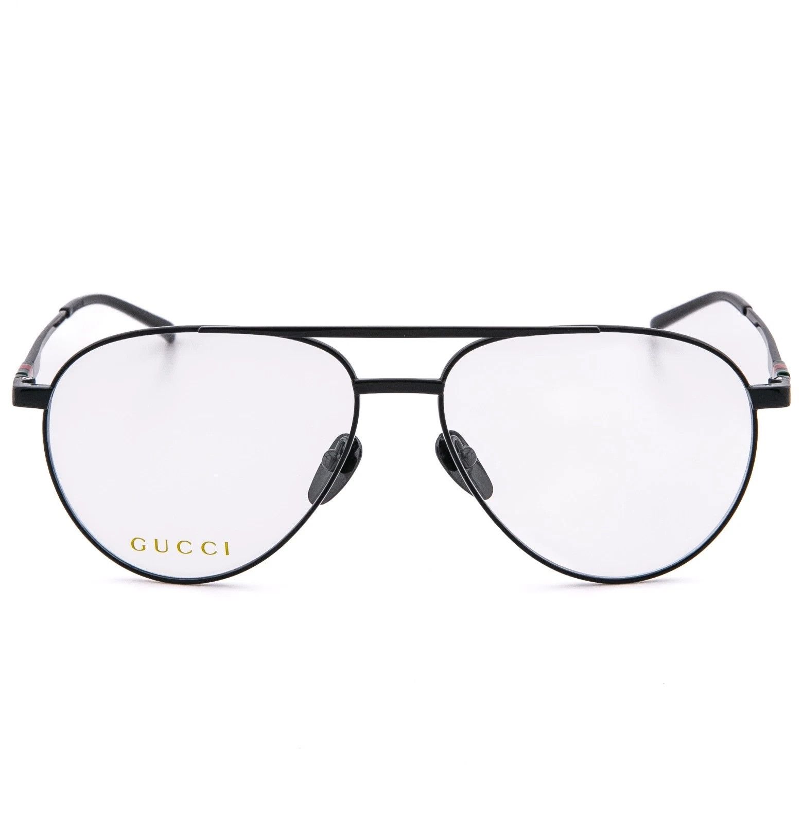 Gucci GUCCI GG1679O 1679 Black Green Stripe Logo Metal Optical 003 Size ONE SIZE - 5 Thumbnail