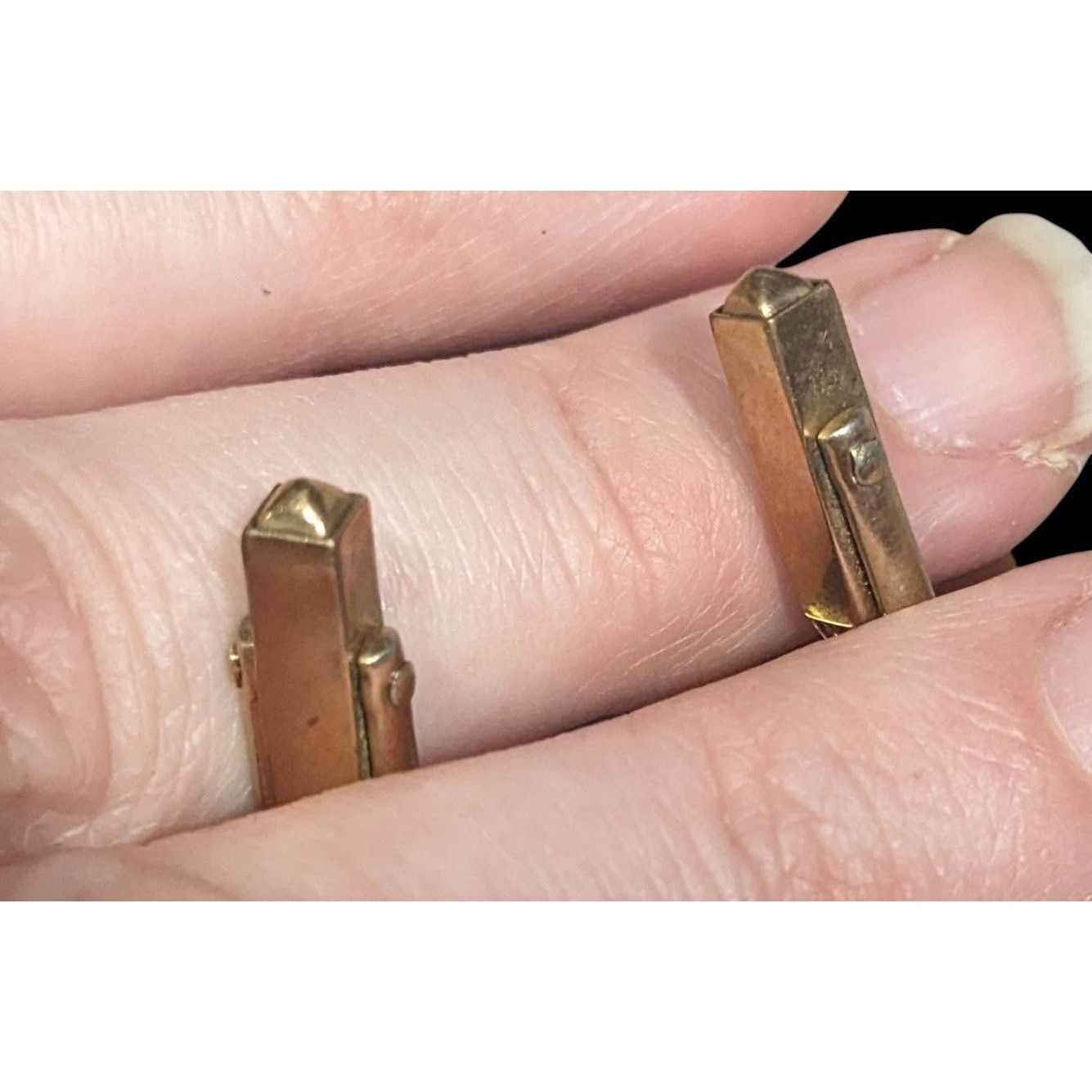 Other Vintage Swank Stylized K Shaped Gold Tone Cufflinks Size ONE SIZE - 4 Thumbnail