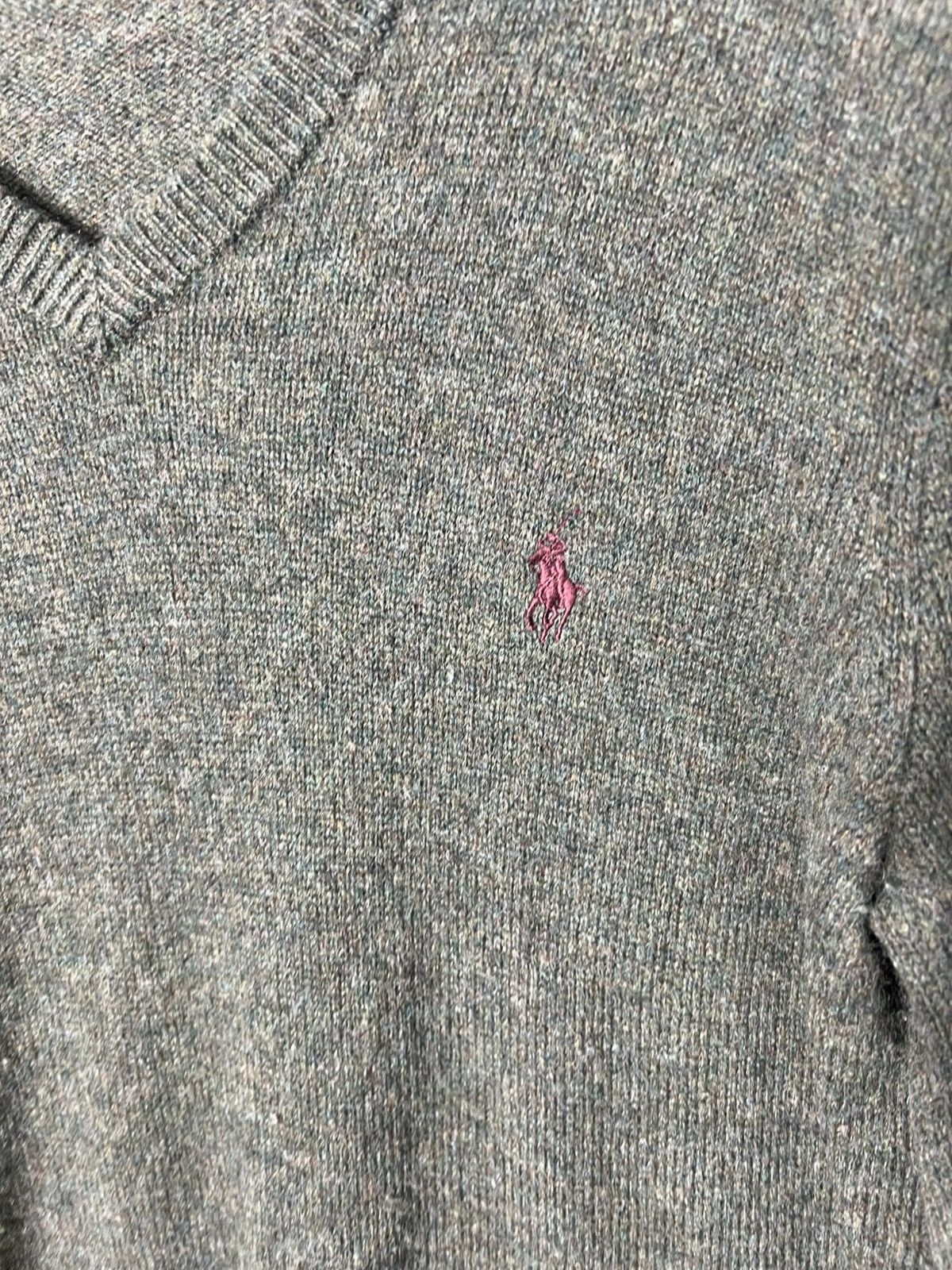 Polo Ralph Lauren Vintage streetwear Polo Ralph Lauren V neck Wool Sweater Size US S / EU 44-46 / 1 - 3 Thumbnail