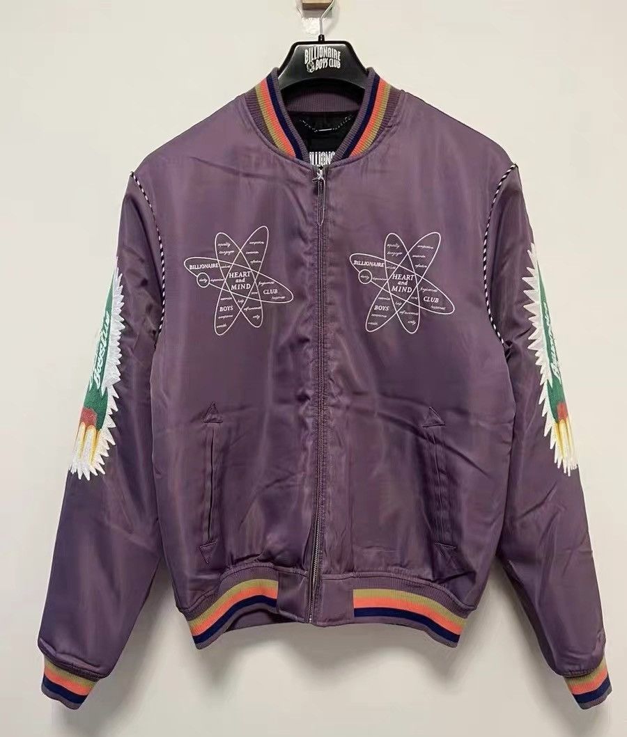 Billionaire Boys Club Billionaire Boys Club silk-textured baseball cotton jacket Size US L / EU 52-54 / 3 - 7 Thumbnail